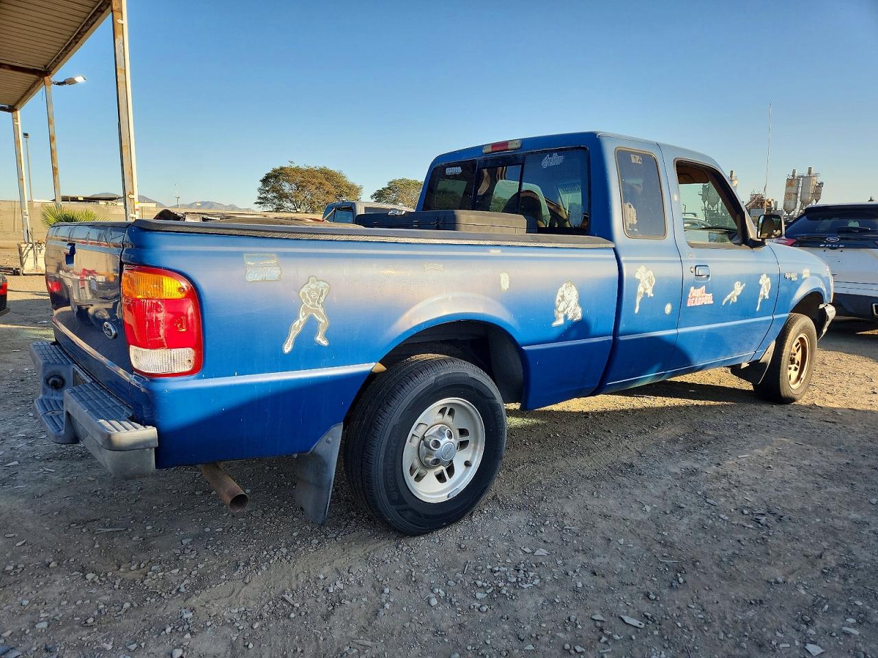 1998 Ford Ranger Super Cab Blue vin: 1FTYR14C1WPA27596