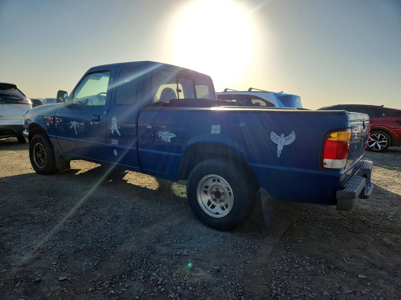 1998 Ford Ranger Super Cab Blue vin: 1FTYR14C1WPA27596