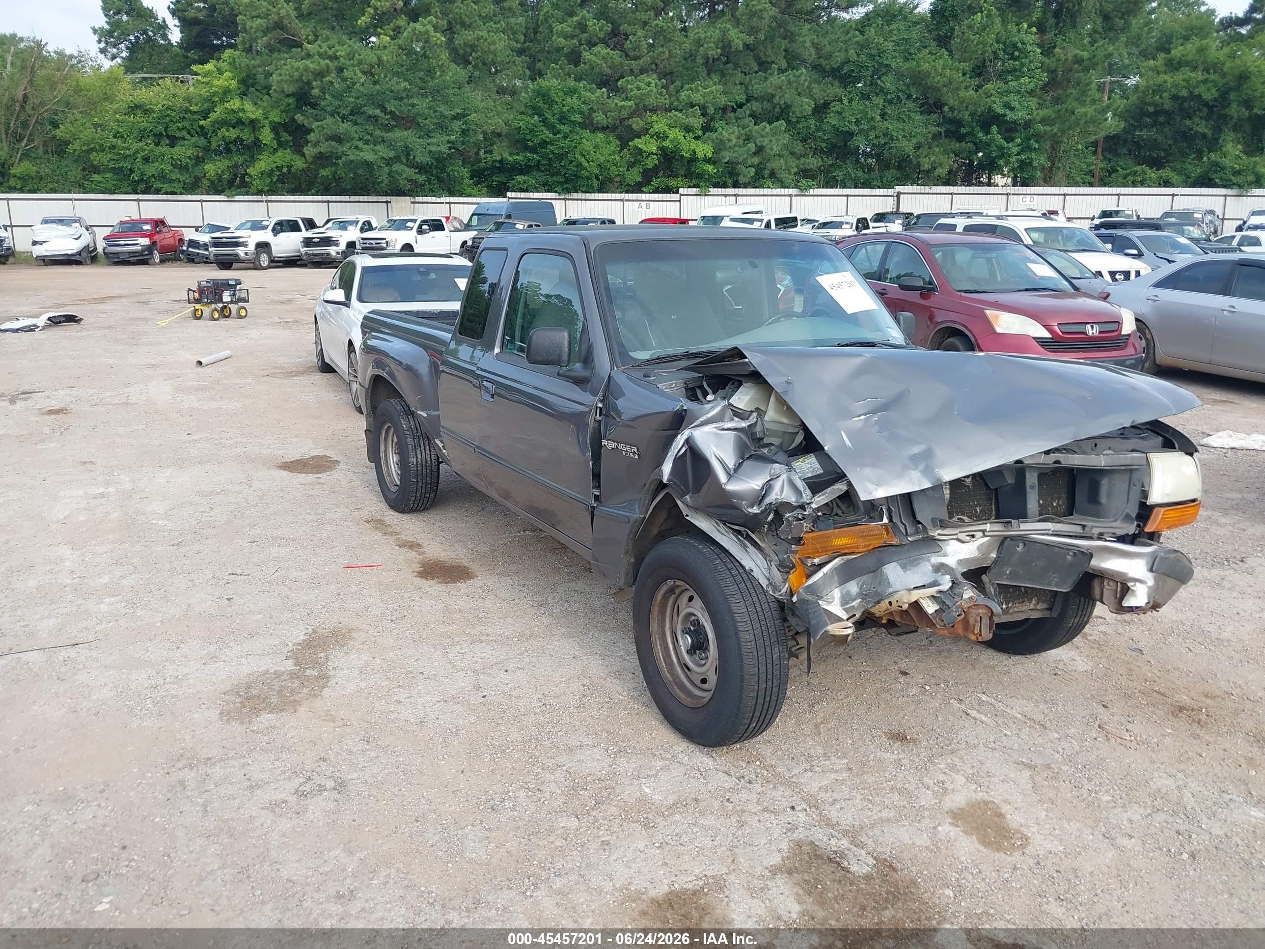 1998 Ford Ranger Xl/xlt Gray vin: 1FTYR14C1WPB40898