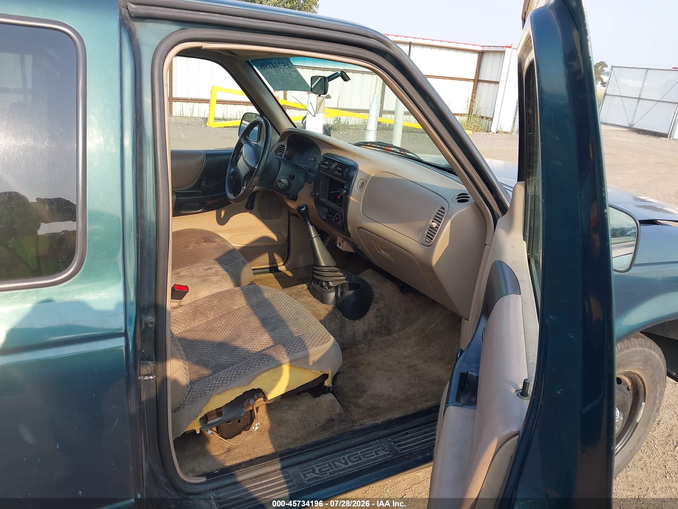 1998 Ford Ranger Xl/xlt Green vin: 1FTYR14C3WTA13786