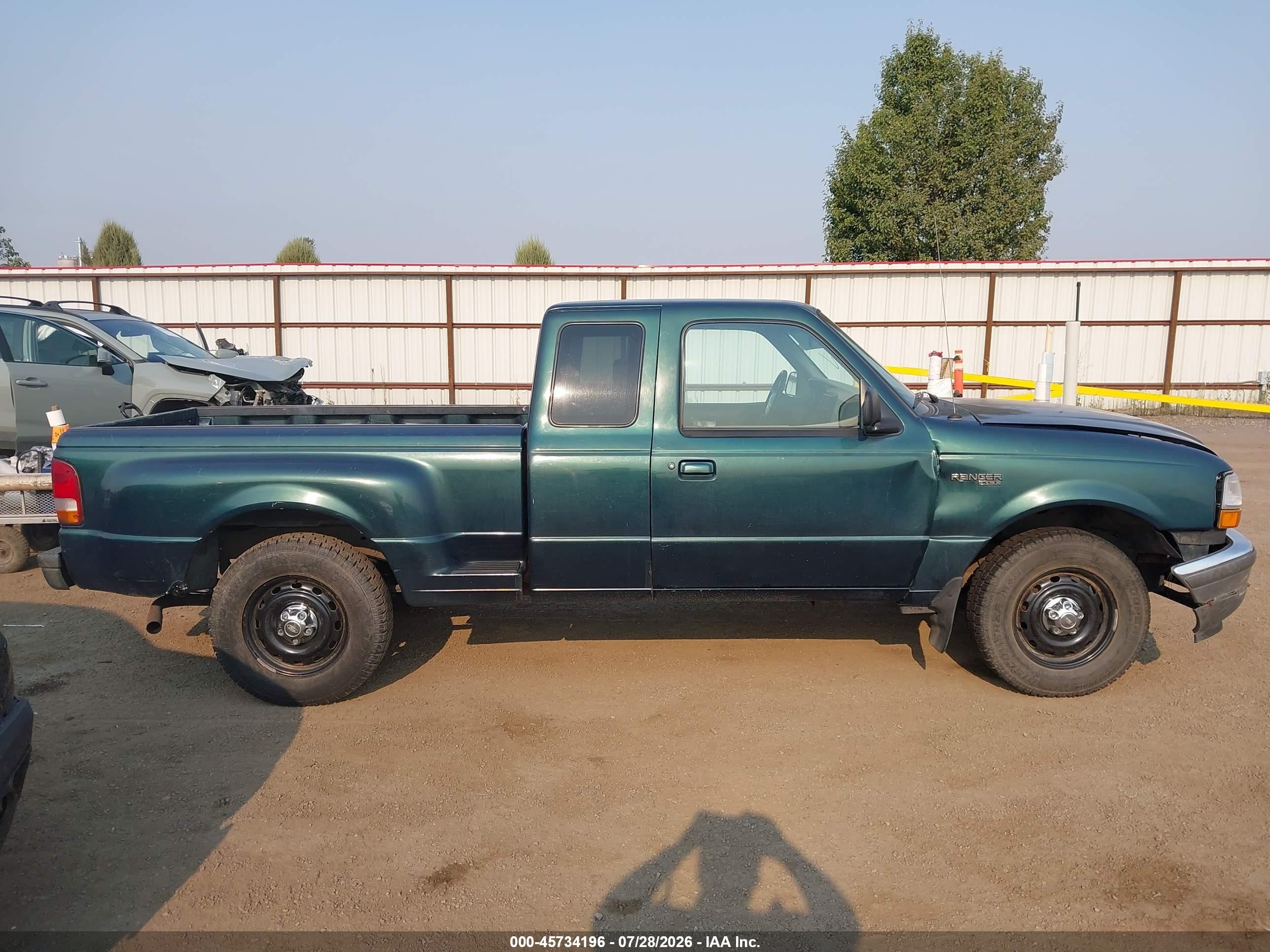 1998 Ford Ranger Xl/xlt Green vin: 1FTYR14C3WTA13786