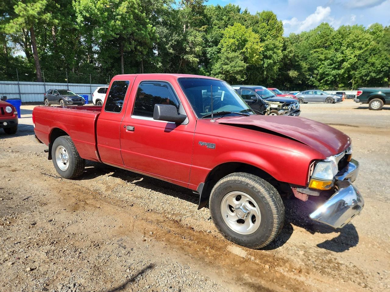 2000 Ford Ranger Super Cab Burgundy vin: 1FTYR14C3YPB17156