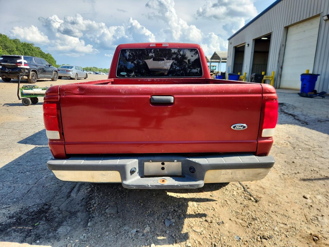 2000 Ford Ranger Super Cab Burgundy vin: 1FTYR14C3YPB17156