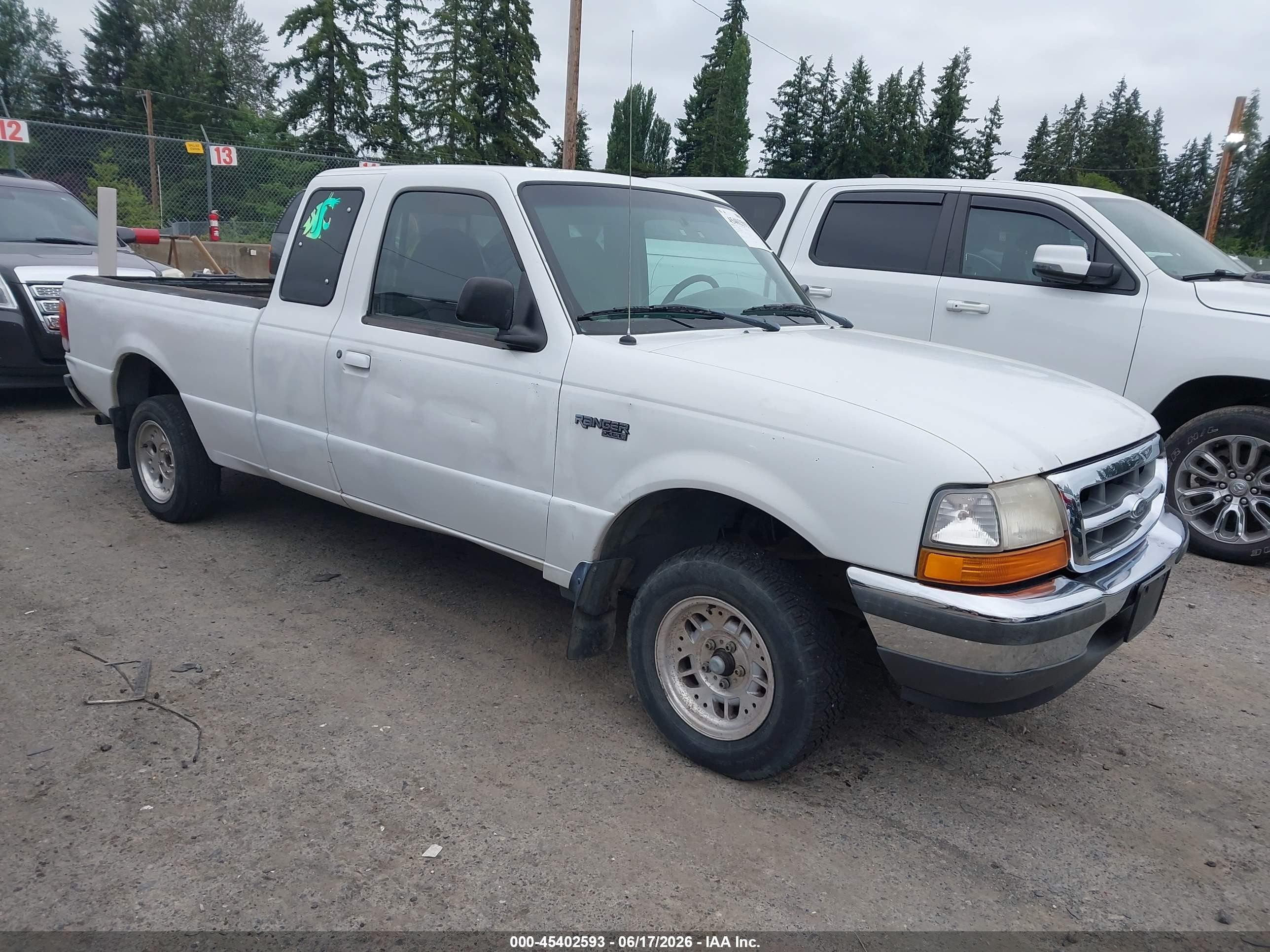 1998 Ford Ranger Xl/xlt White vin: 1FTYR14C6WPA76986