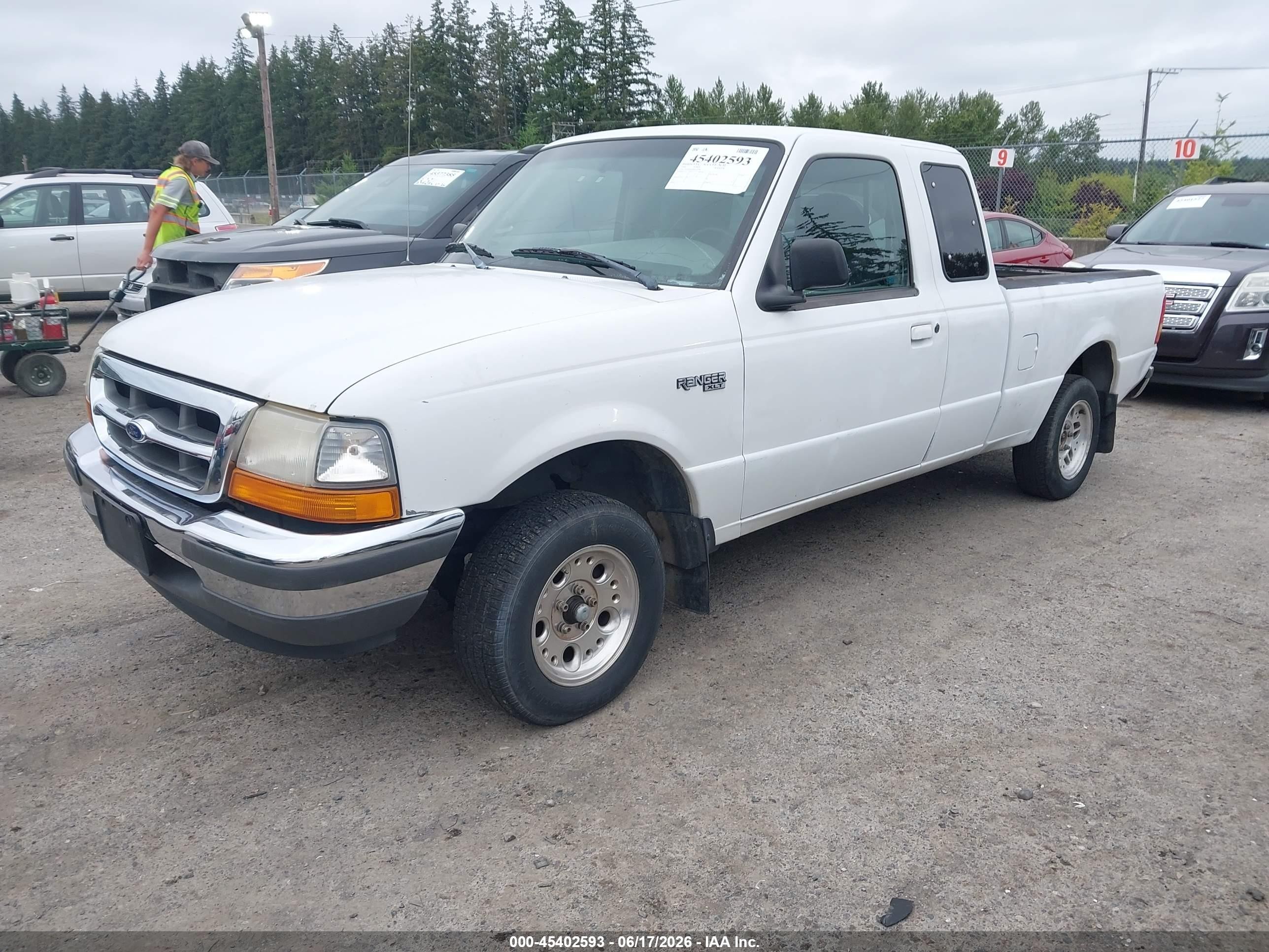 1998 Ford Ranger Xl/xlt White vin: 1FTYR14C6WPA76986