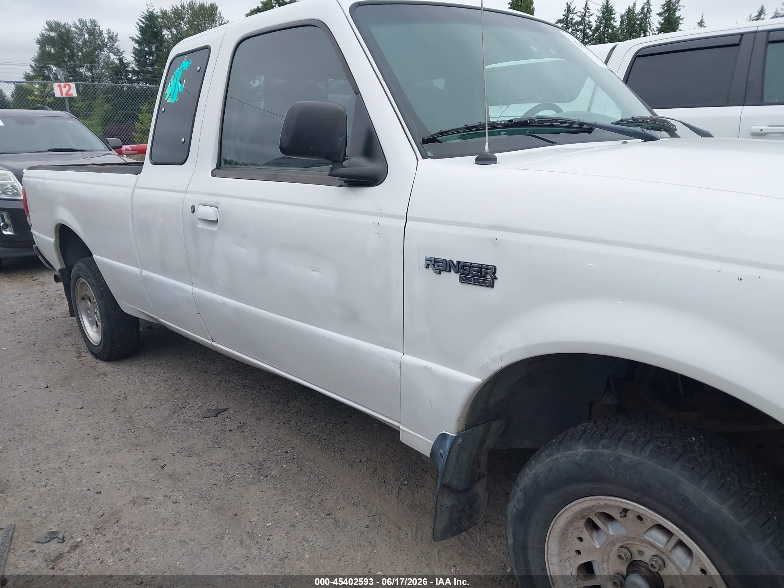 1998 Ford Ranger Xl/xlt White vin: 1FTYR14C6WPA76986