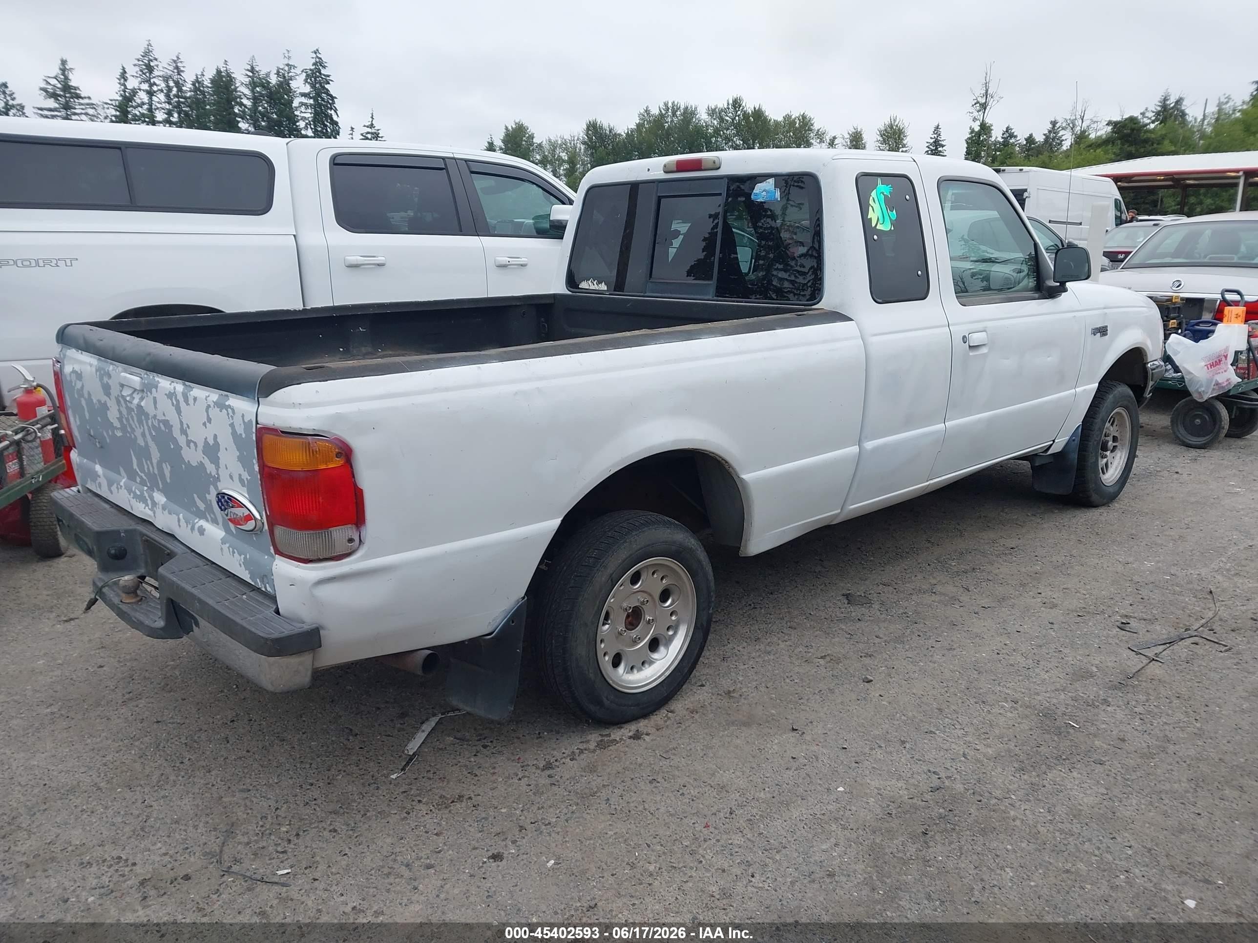 1998 Ford Ranger Xl/xlt White vin: 1FTYR14C6WPA76986