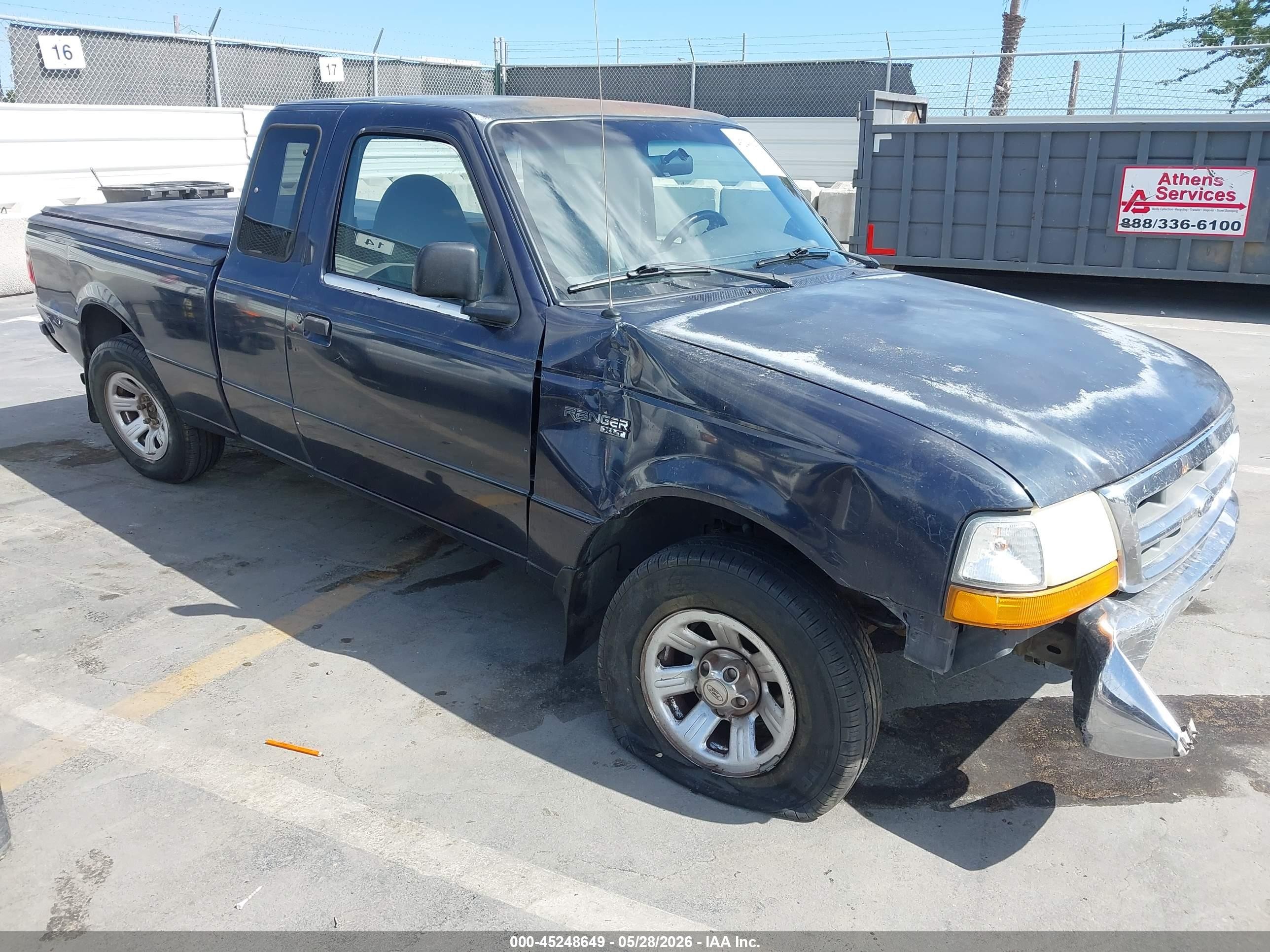 2000 Ford Ranger Xl/xlt Purple vin: 1FTYR14C7YPA81388