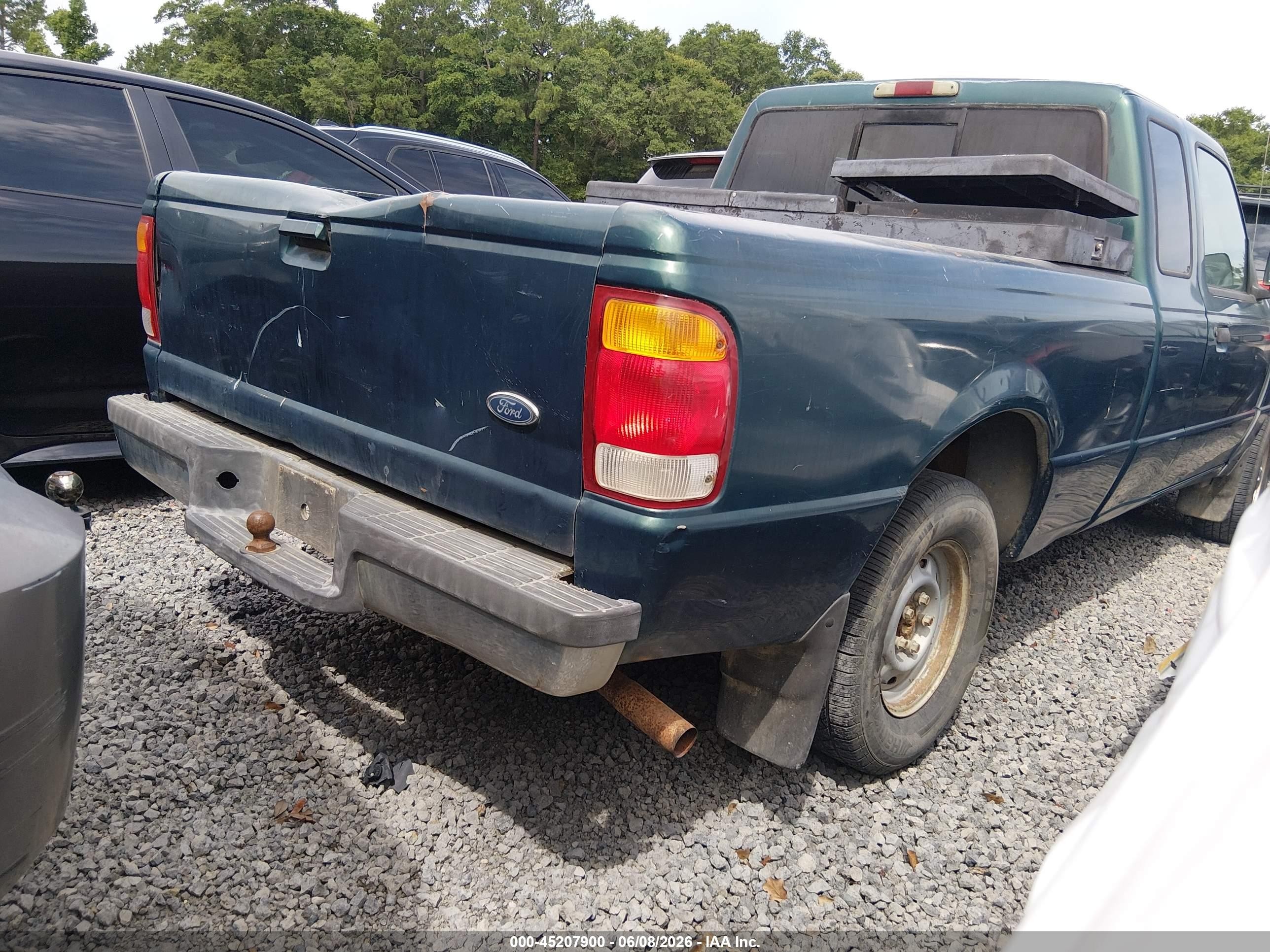 1998 Ford Ranger Xl/xlt Green vin: 1FTYR14C9WTA18202