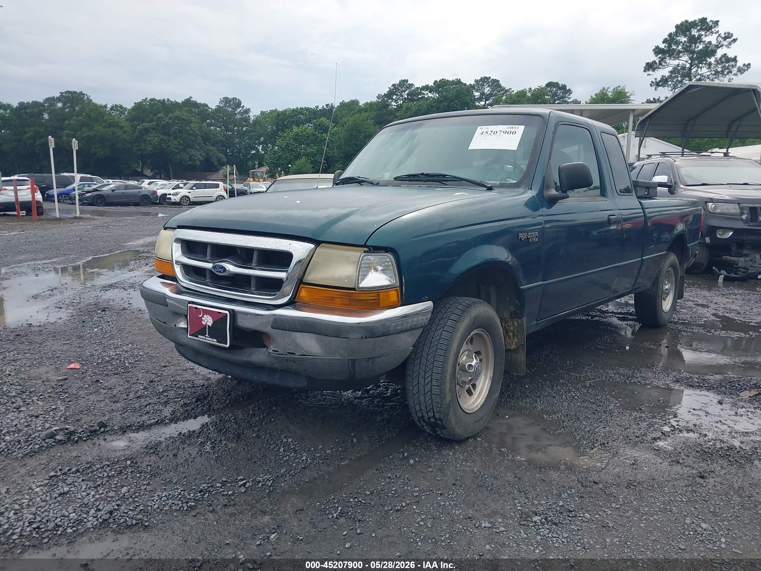1998 Ford Ranger Xl/xlt Green vin: 1FTYR14C9WTA18202