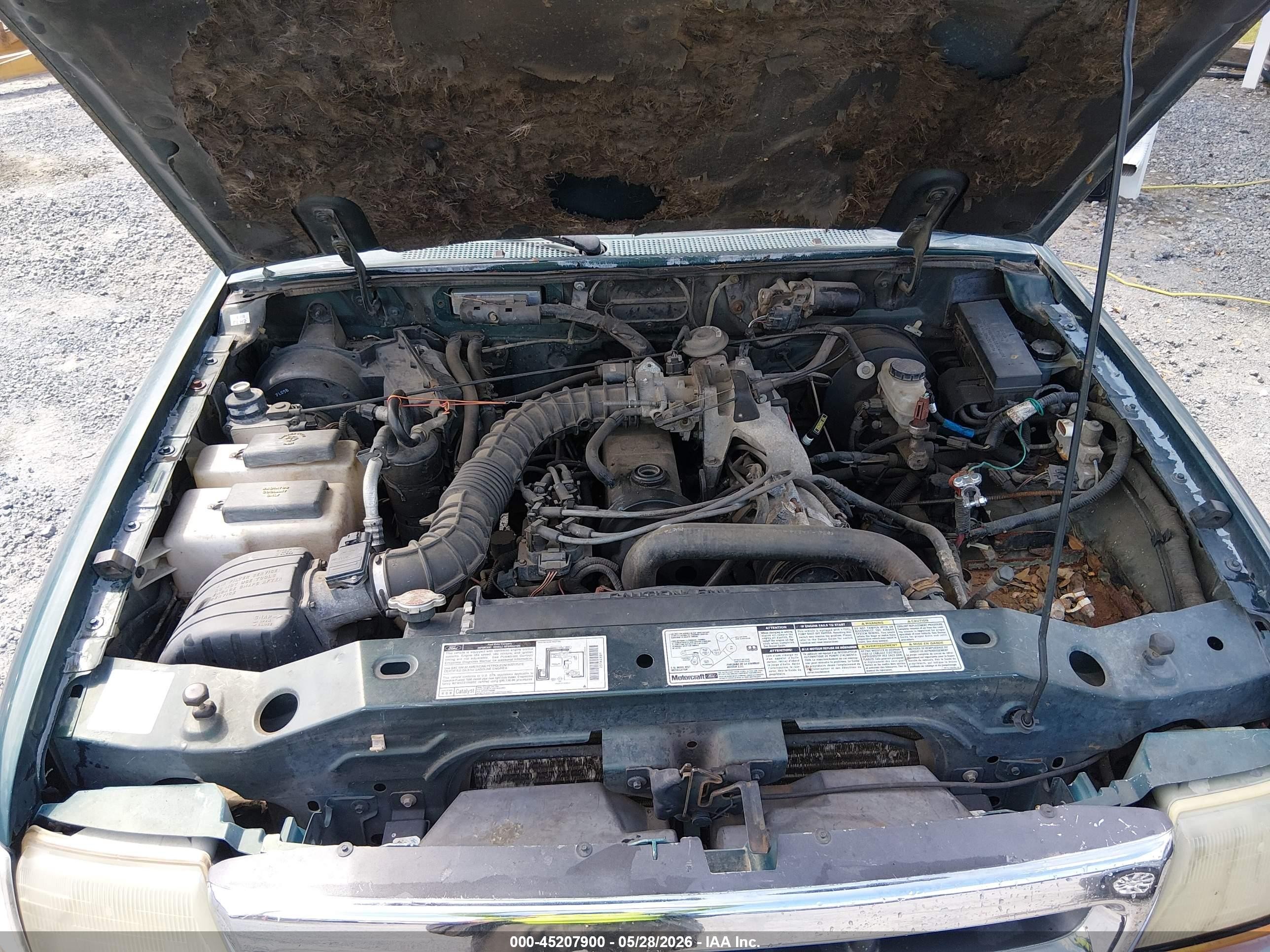 1998 Ford Ranger Xl/xlt Green vin: 1FTYR14C9WTA18202