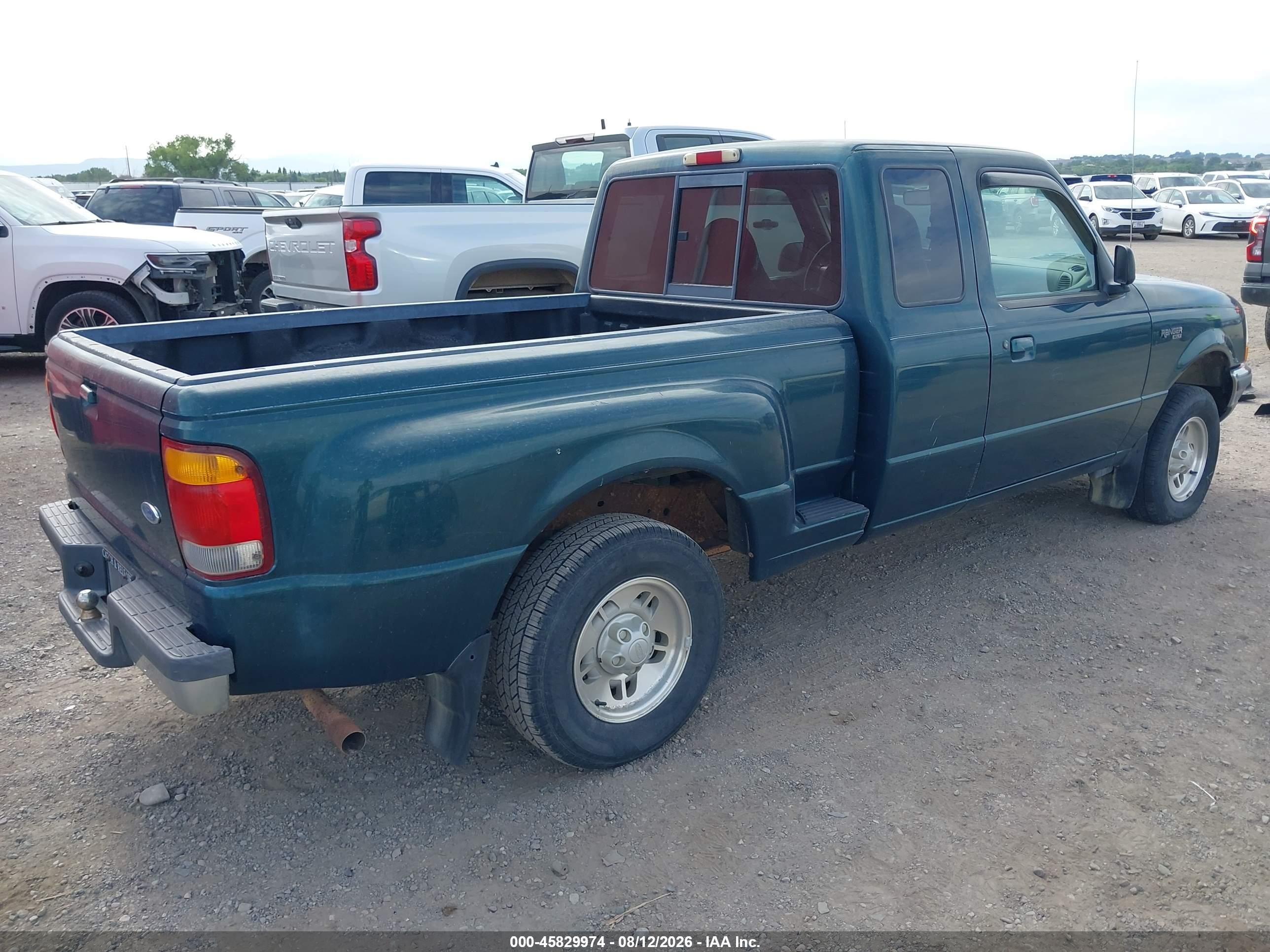 1998 Ford Ranger Xl/xlt Green vin: 1FTYR14CXWPB53620