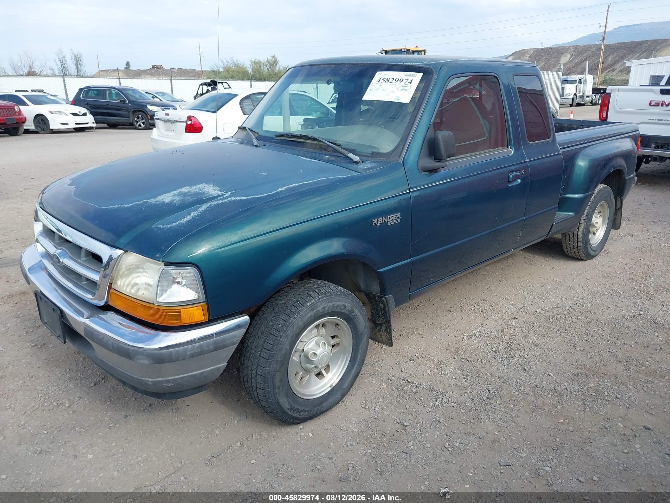 1998 Ford Ranger Xl/xlt Green vin: 1FTYR14CXWPB53620