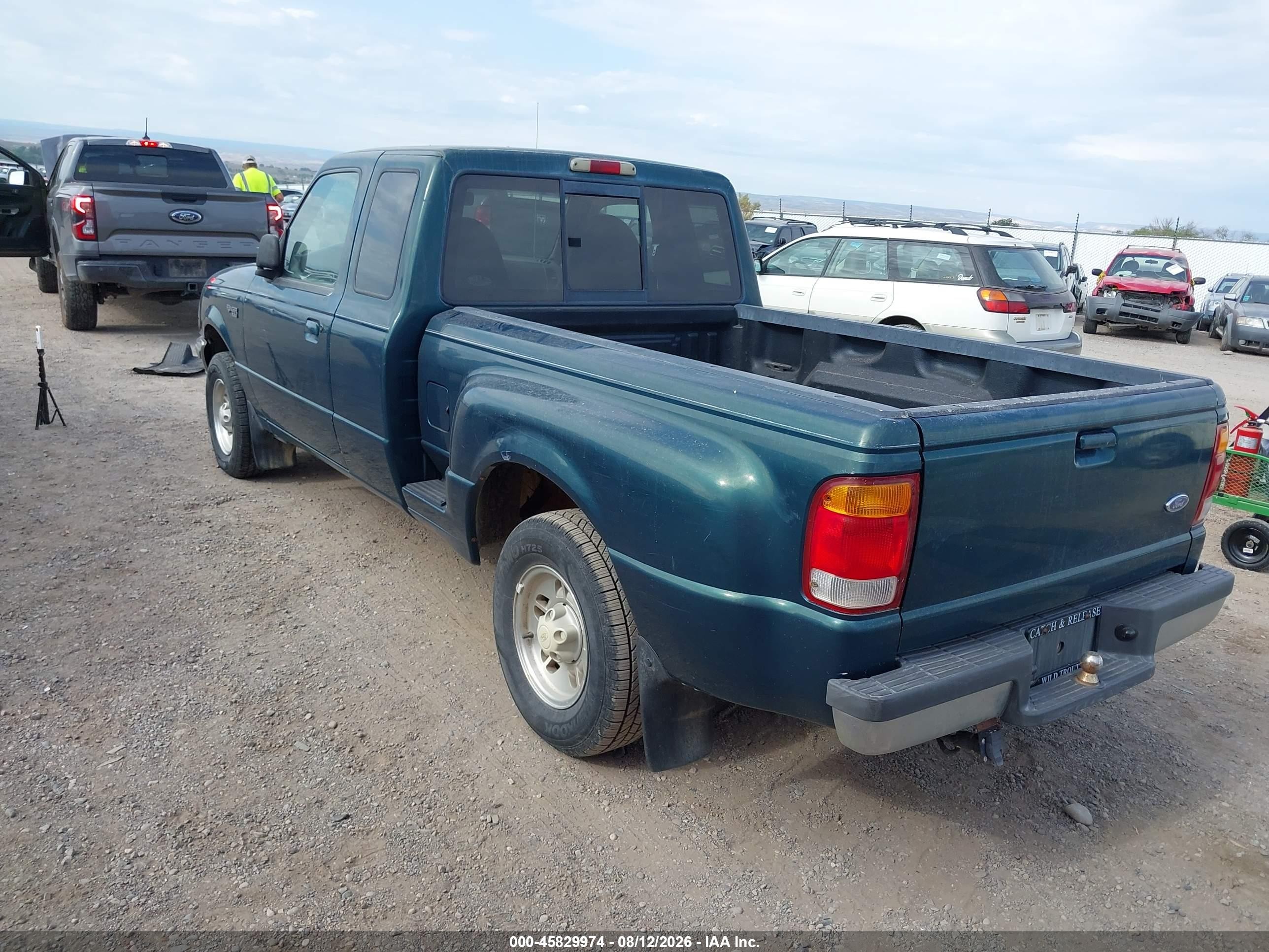 1998 Ford Ranger Xl/xlt Green vin: 1FTYR14CXWPB53620