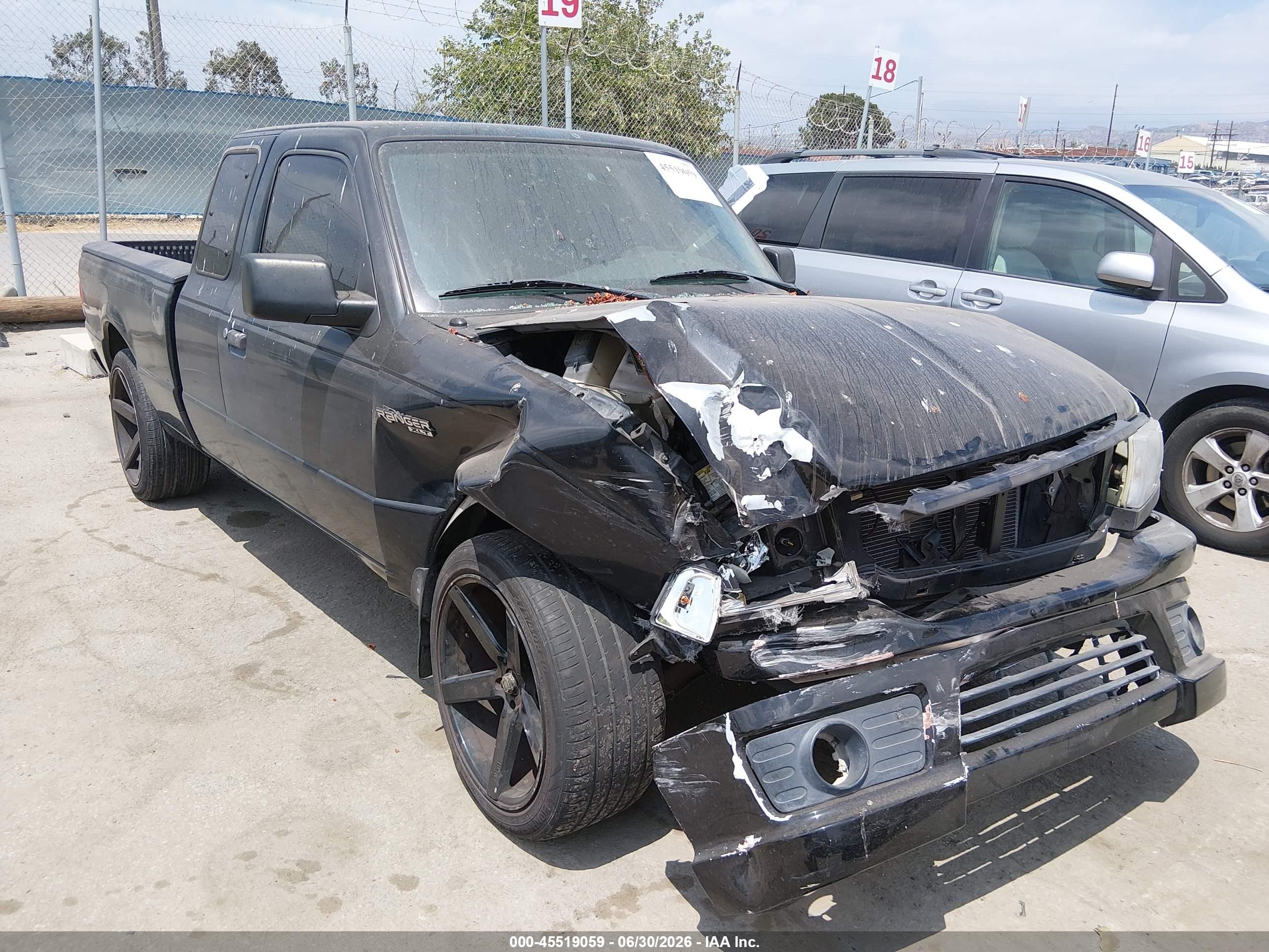 1999 Ford Ranger Xl/xlt Black vin: 1FTYR14CXXPB78468