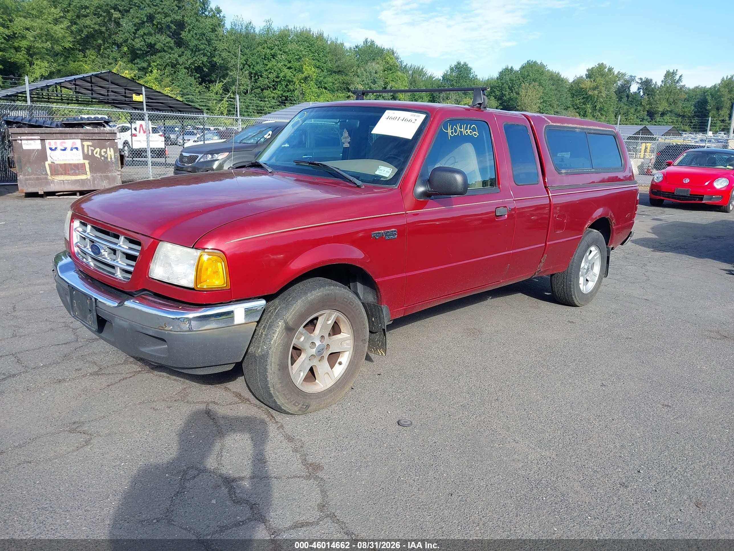 2002 Ford Ranger Xl/xlt Красный vin: 1FTYR14D02TA69753
