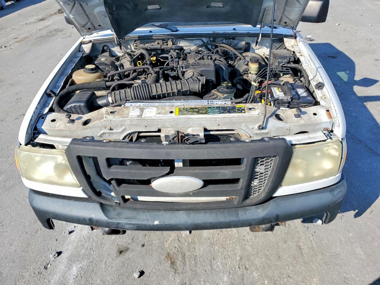 2006 Ford Ranger Super Cab White vin: 1FTYR14D06PA28506
