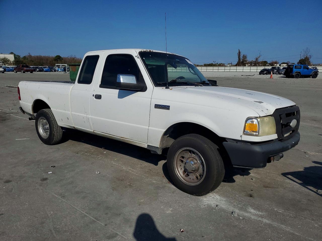2006 Ford Ranger Super Cab White vin: 1FTYR14D06PA28506