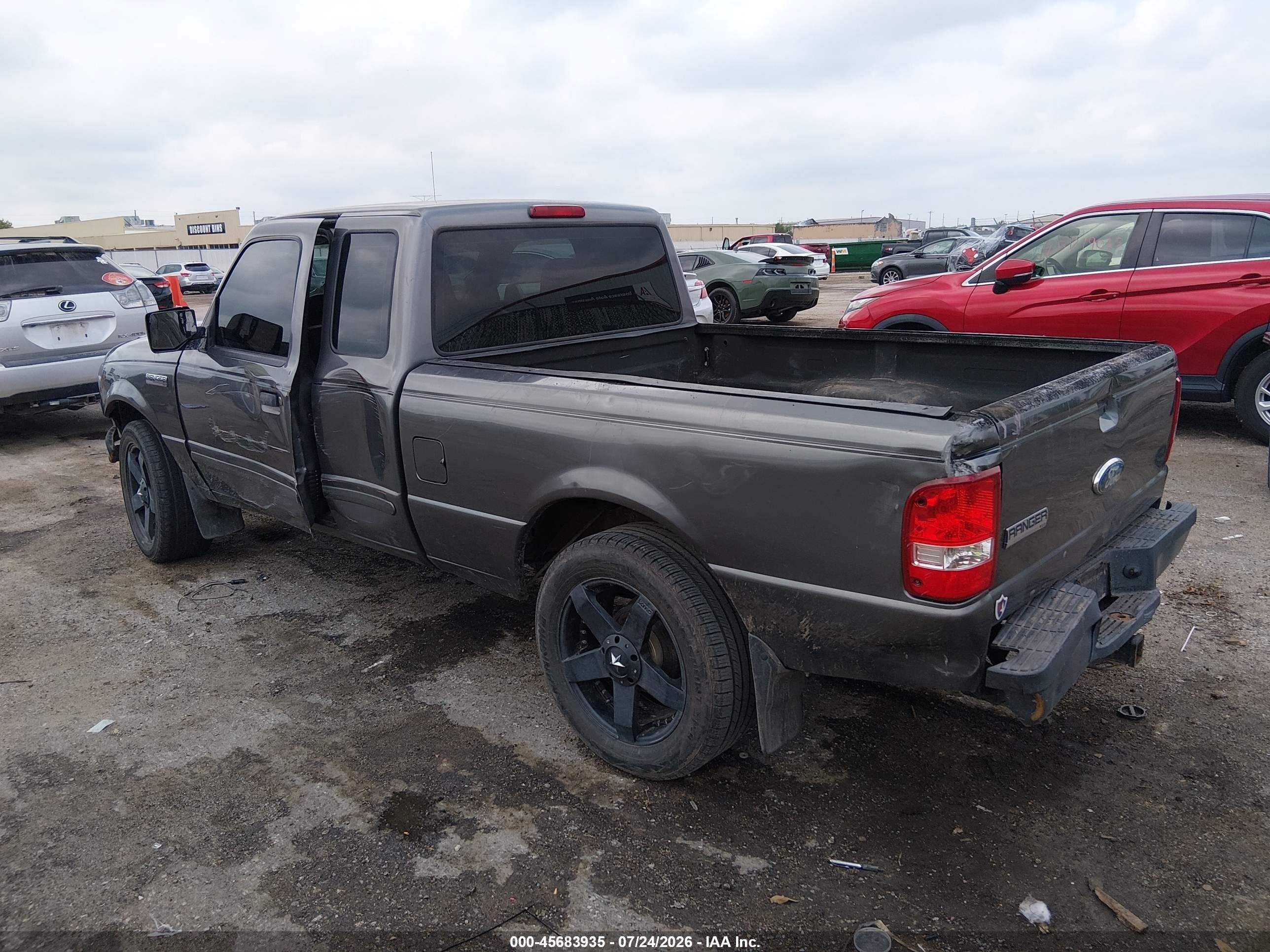 2007 Ford Ranger Stx/xl/xlt Gray vin: 1FTYR14D07PA95043