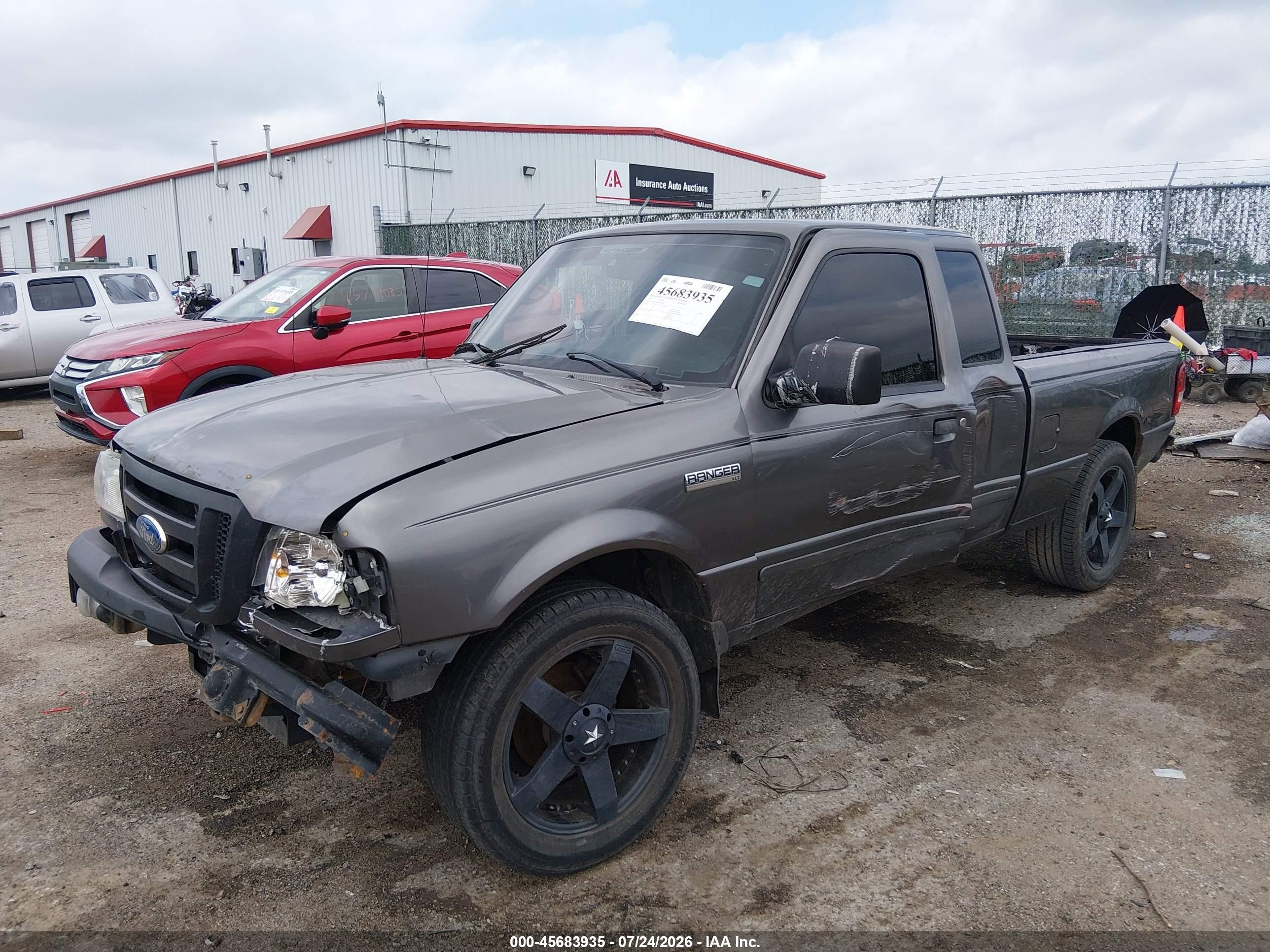 2007 Ford Ranger Stx/xl/xlt Gray vin: 1FTYR14D07PA95043
