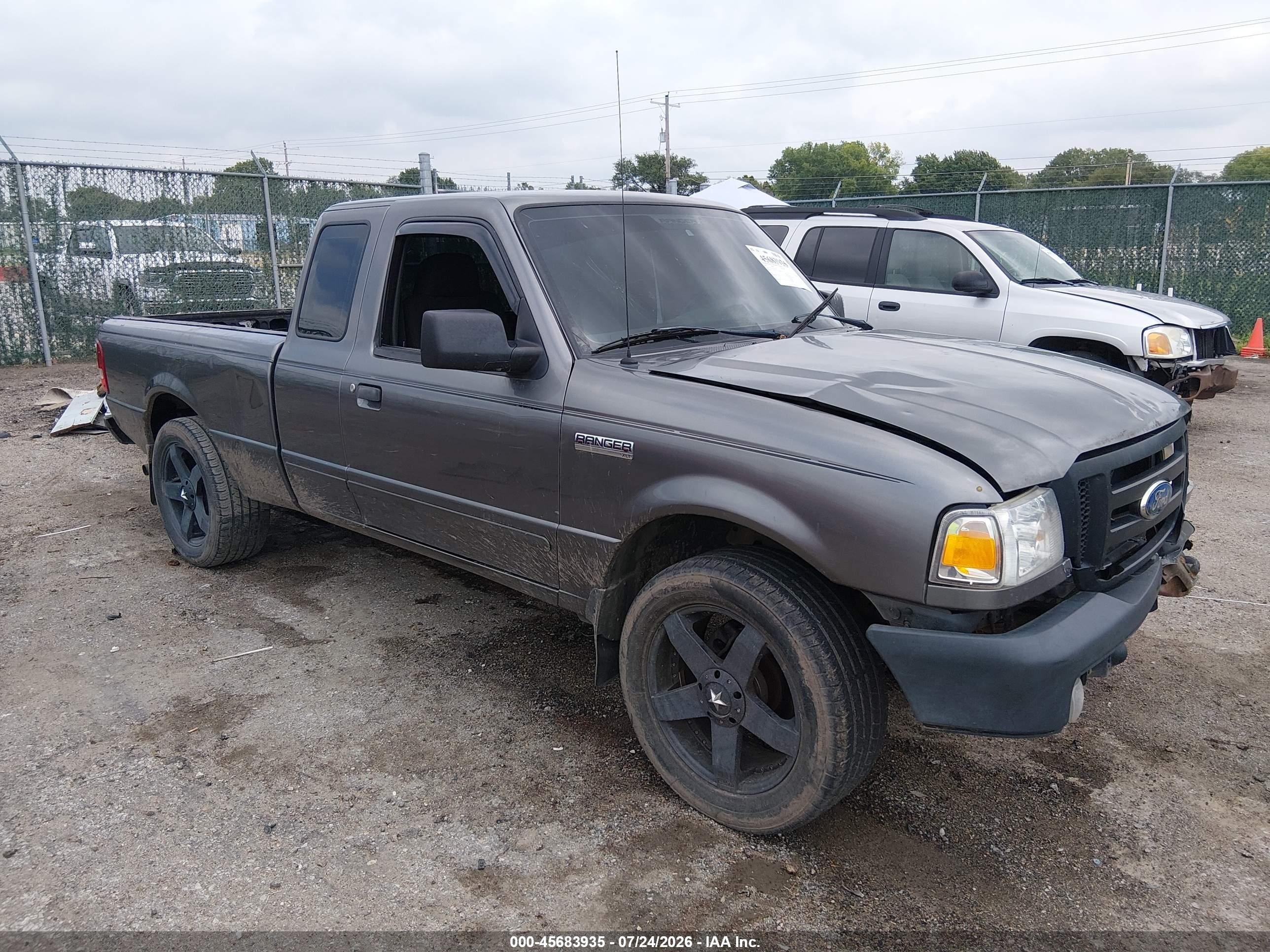 2007 Ford Ranger Stx/xl/xlt Gray vin: 1FTYR14D07PA95043