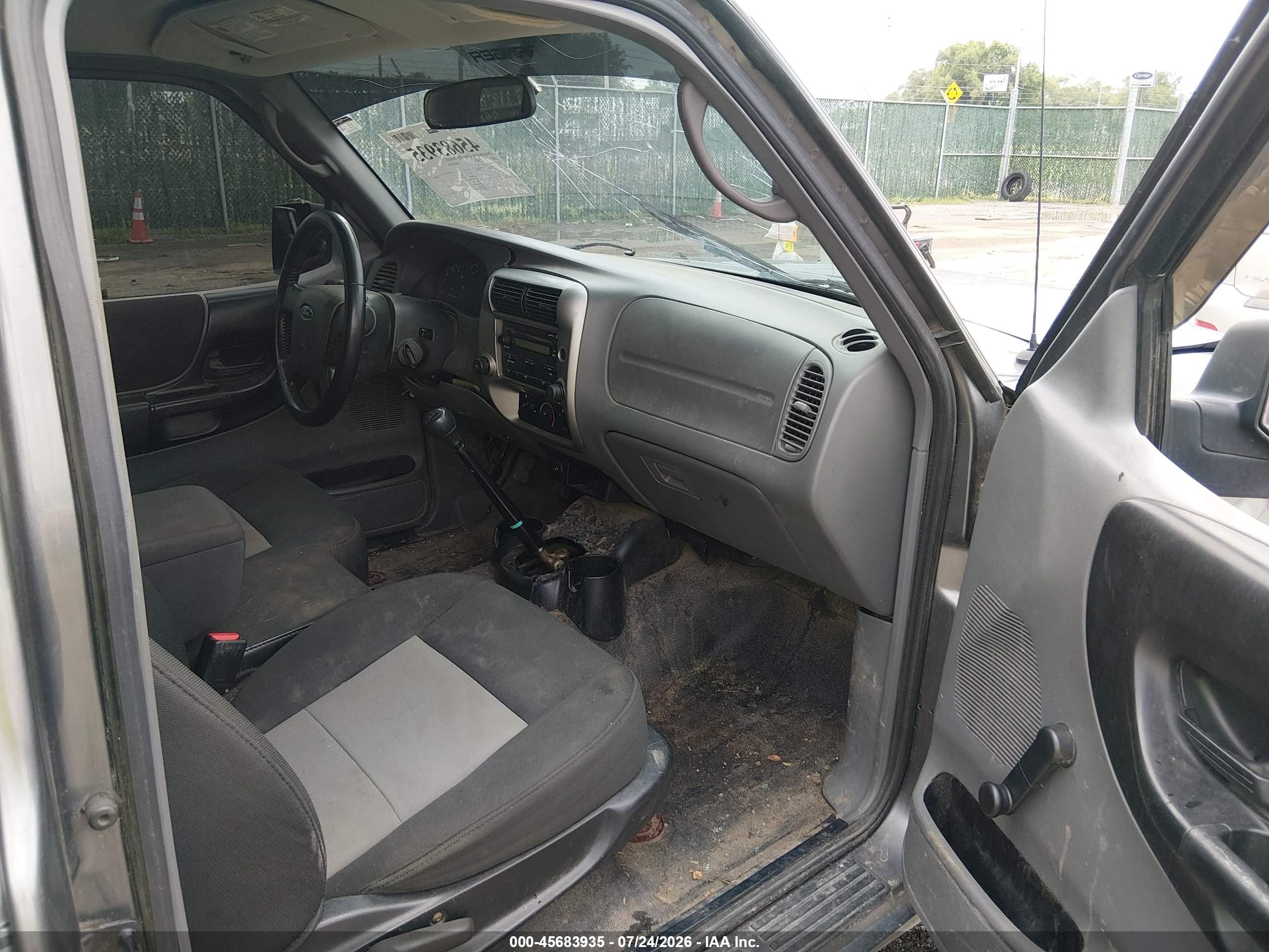 2007 Ford Ranger Stx/xl/xlt Gray vin: 1FTYR14D07PA95043