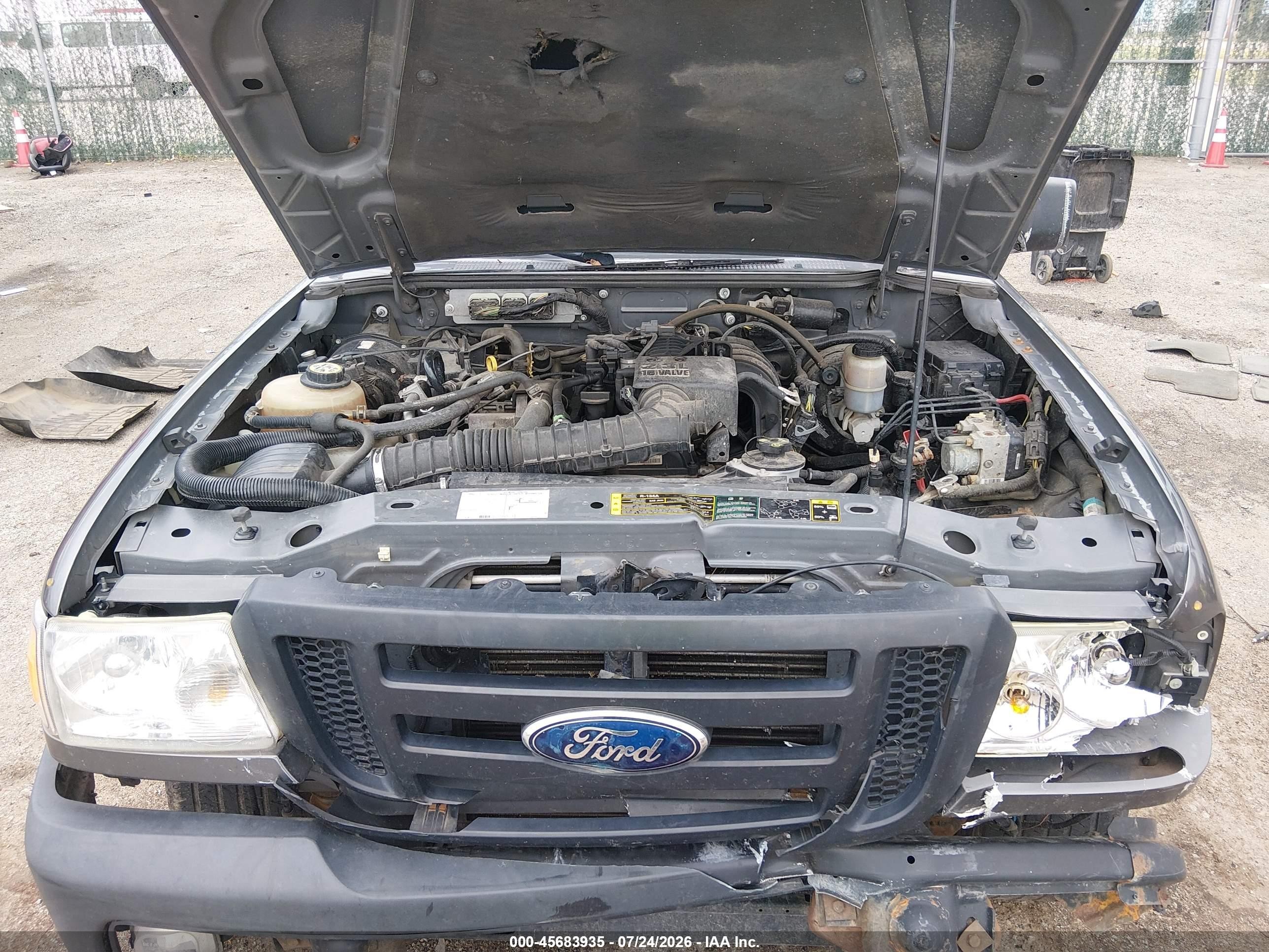 2007 Ford Ranger Stx/xl/xlt Gray vin: 1FTYR14D07PA95043