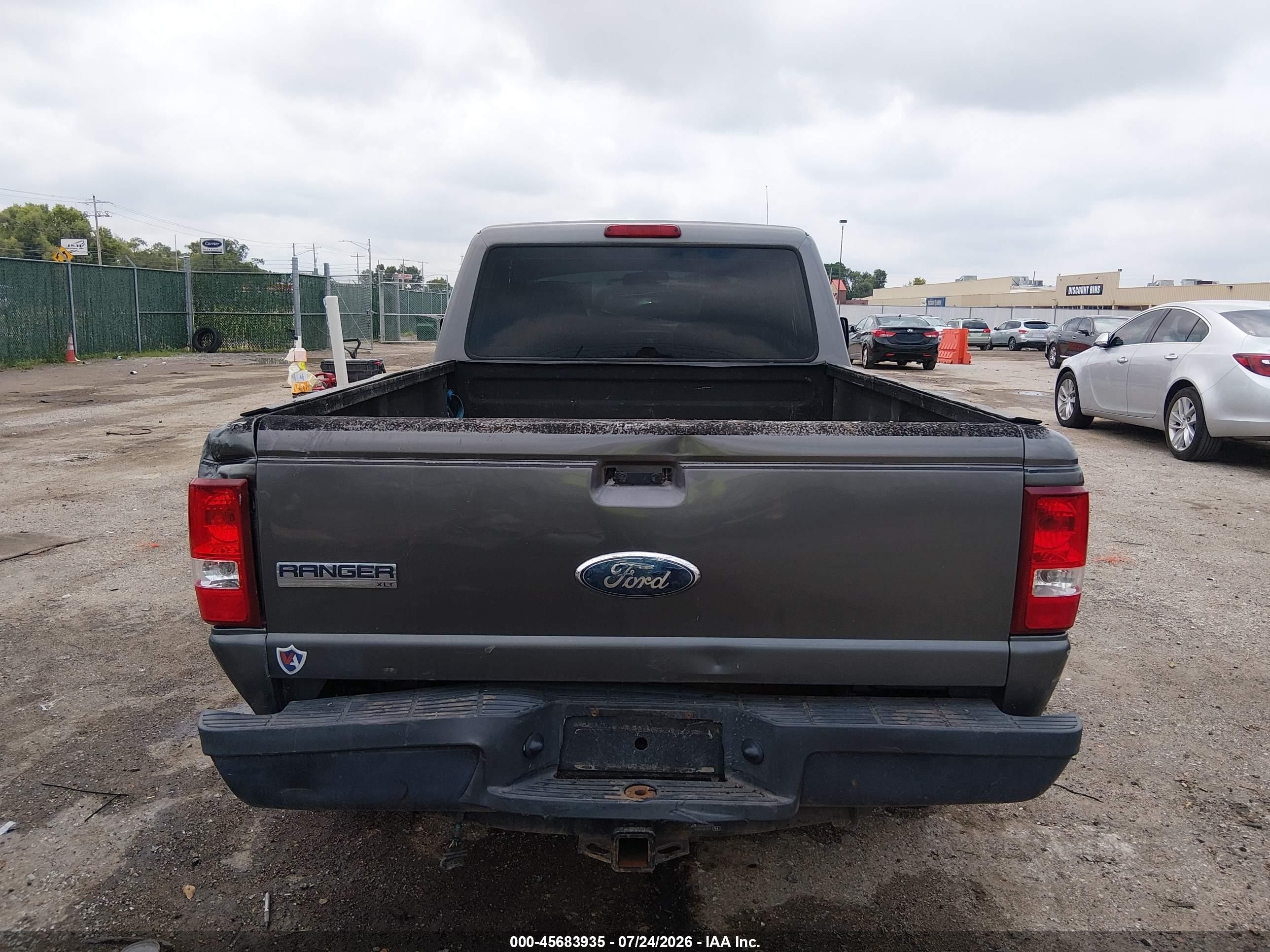 2007 Ford Ranger Stx/xl/xlt Gray vin: 1FTYR14D07PA95043