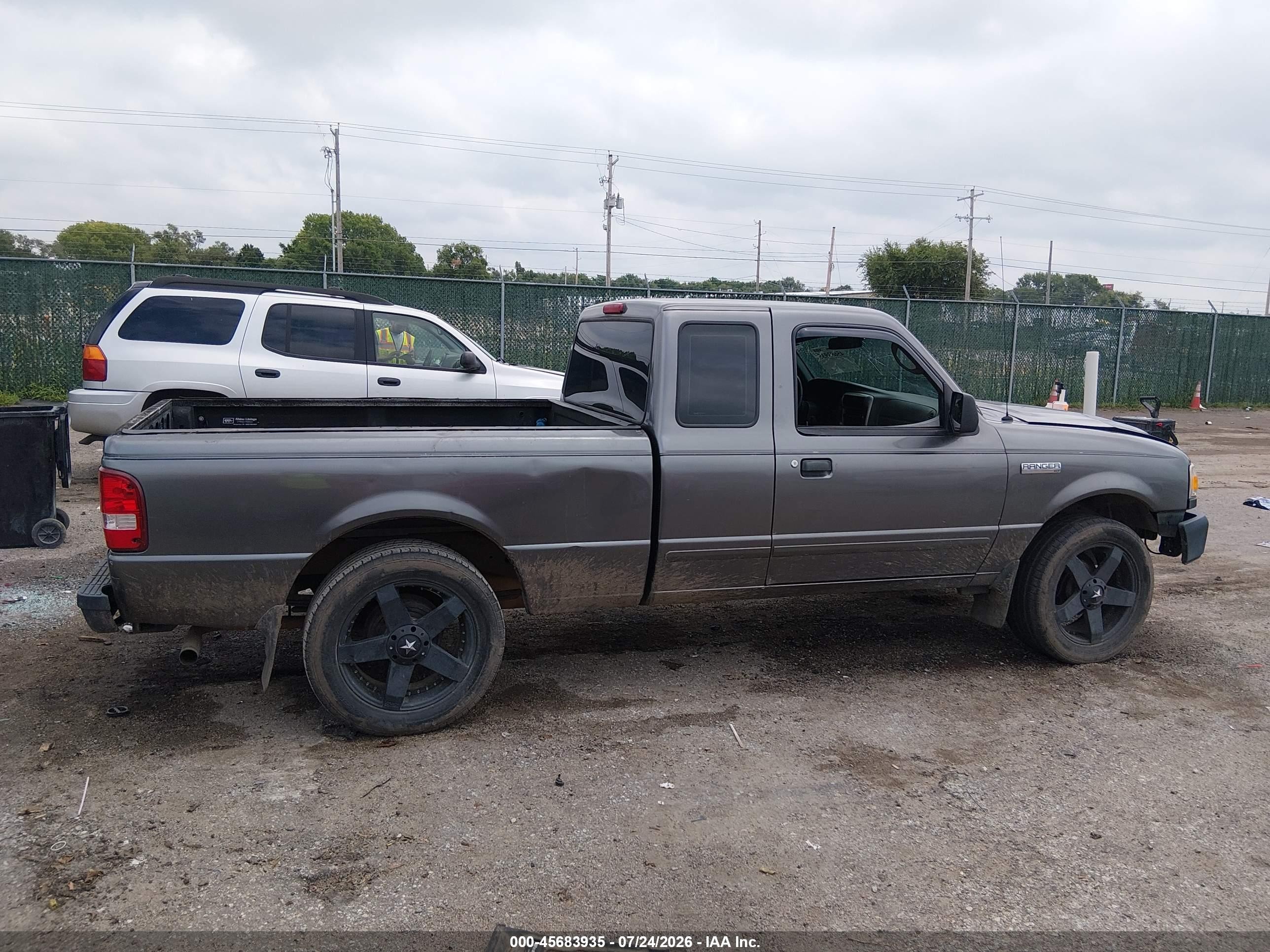 2007 Ford Ranger Stx/xl/xlt Gray vin: 1FTYR14D07PA95043
