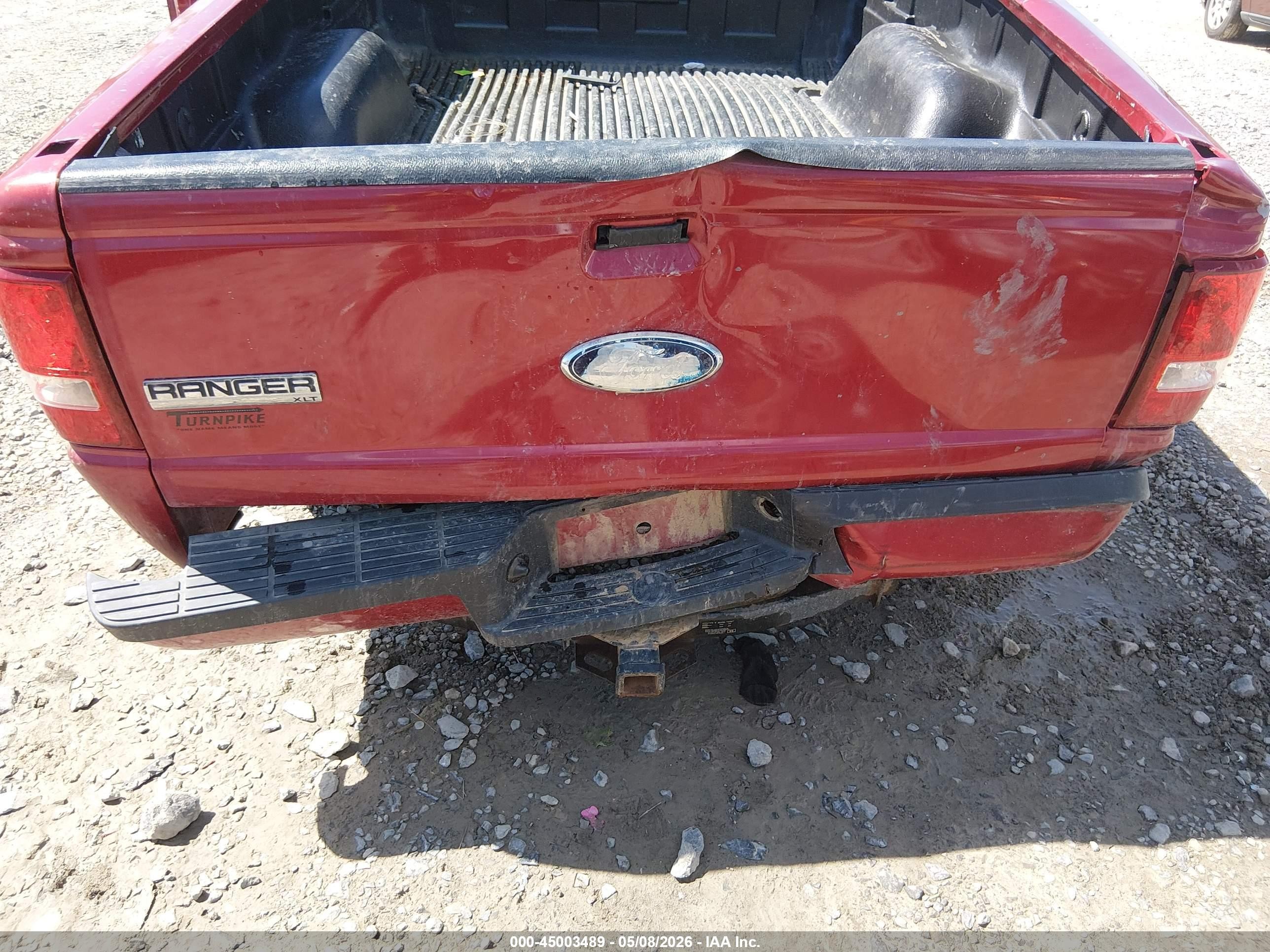 2009 Ford Ranger Xl/xlt Red vin: 1FTYR14D09PA14772