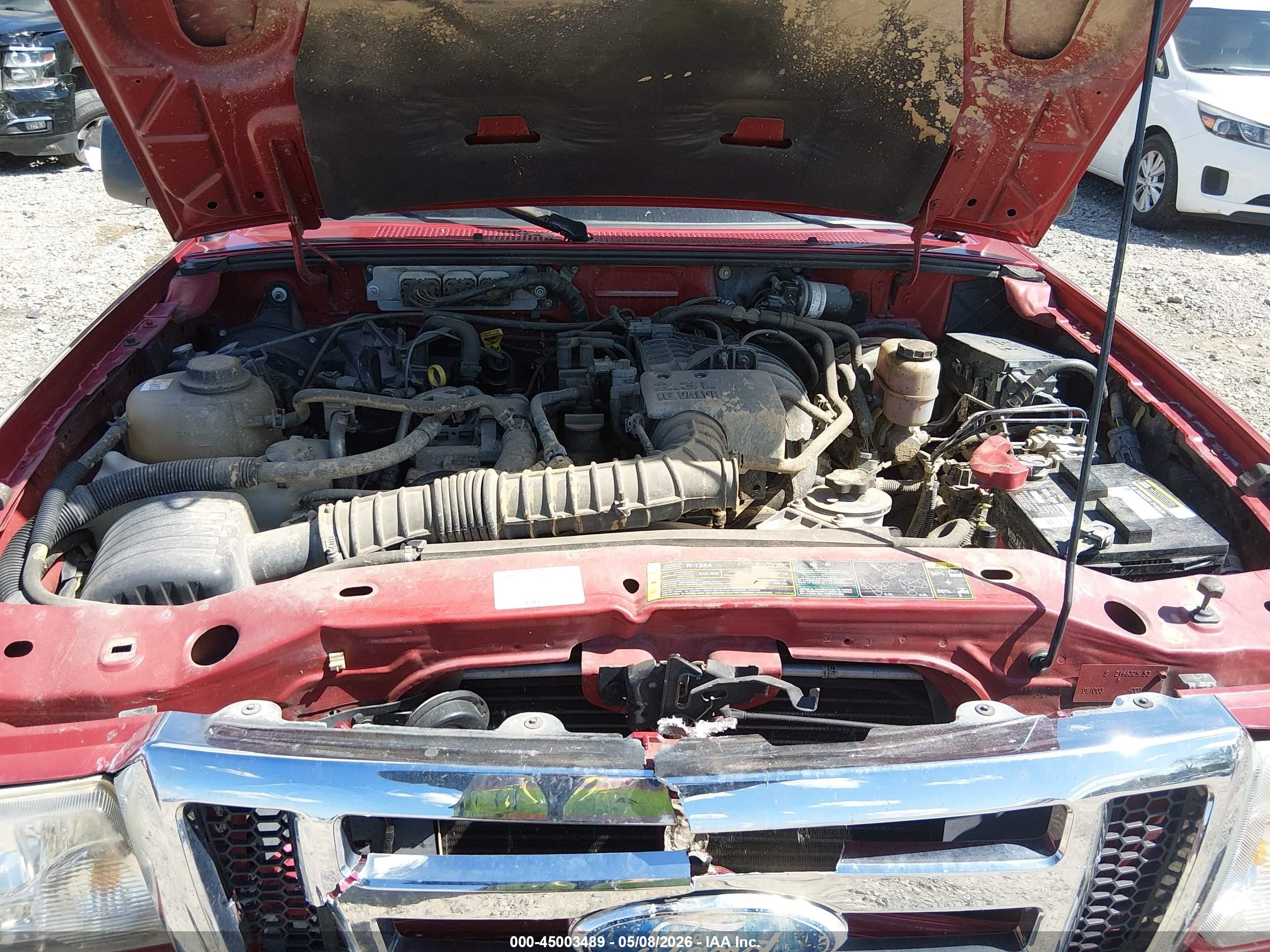 2009 Ford Ranger Xl/xlt Red vin: 1FTYR14D09PA14772