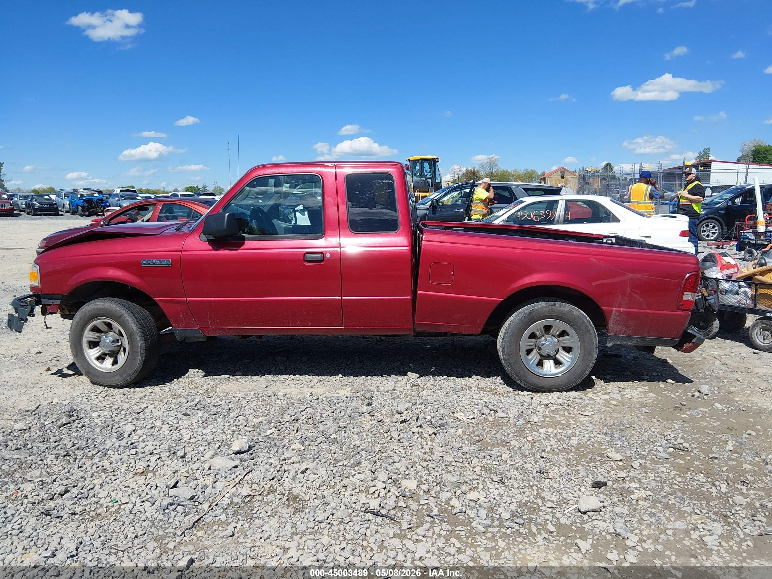 2009 Ford Ranger Xl/xlt Red vin: 1FTYR14D09PA14772
