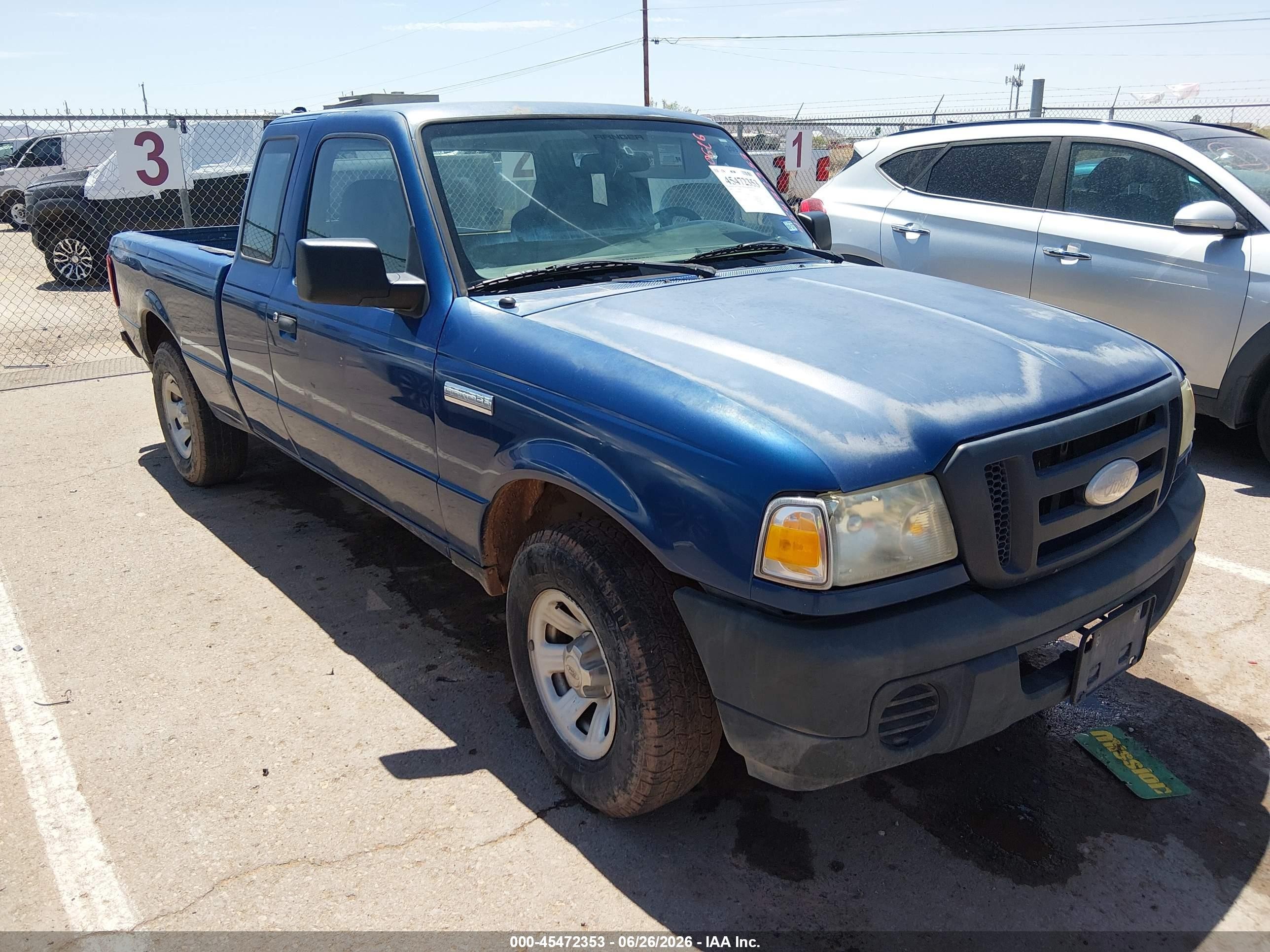 2009 Ford Ranger Xl/xlt Blue vin: 1FTYR14D09PA19275