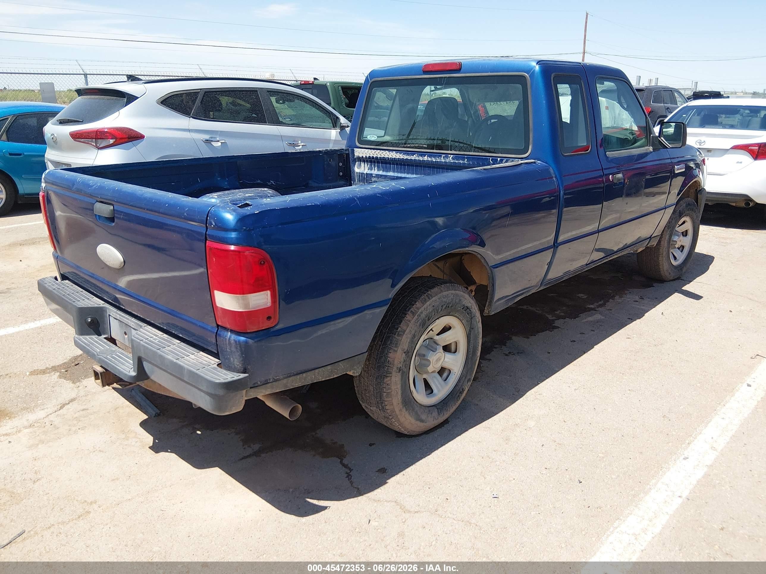 2009 Ford Ranger Xl/xlt Blue vin: 1FTYR14D09PA19275