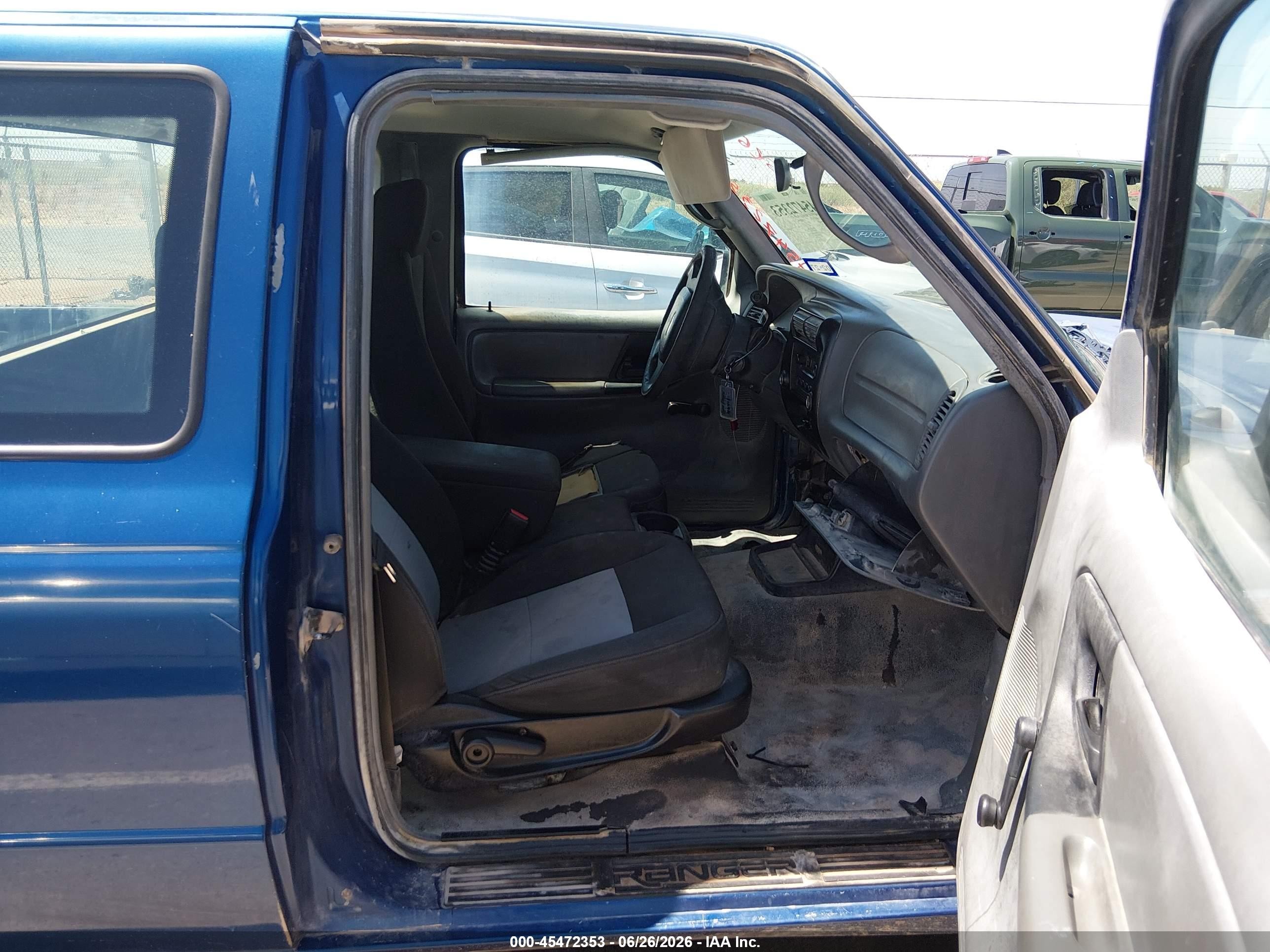 2009 Ford Ranger Xl/xlt Blue vin: 1FTYR14D09PA19275