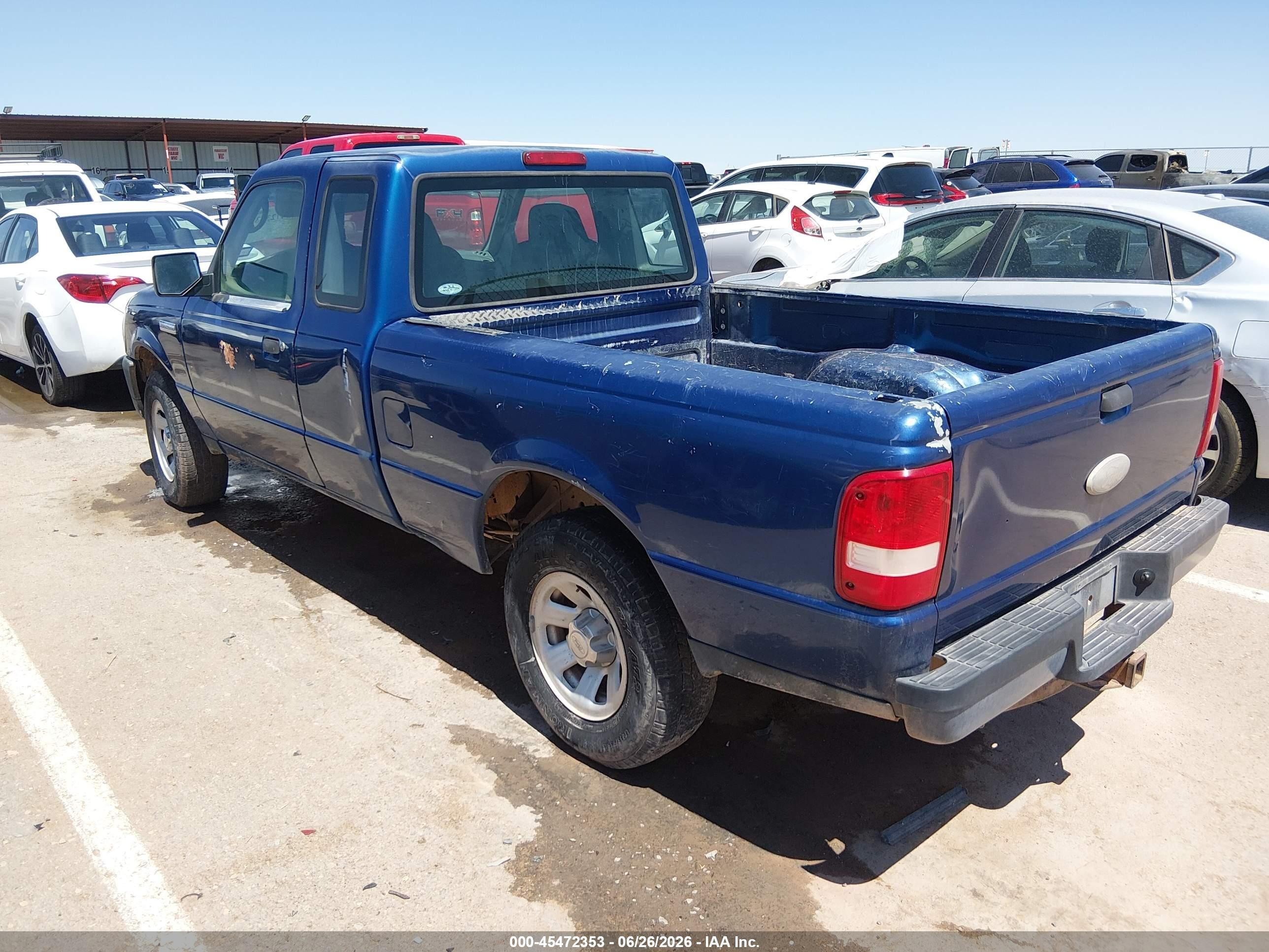 2009 Ford Ranger Xl/xlt Blue vin: 1FTYR14D09PA19275