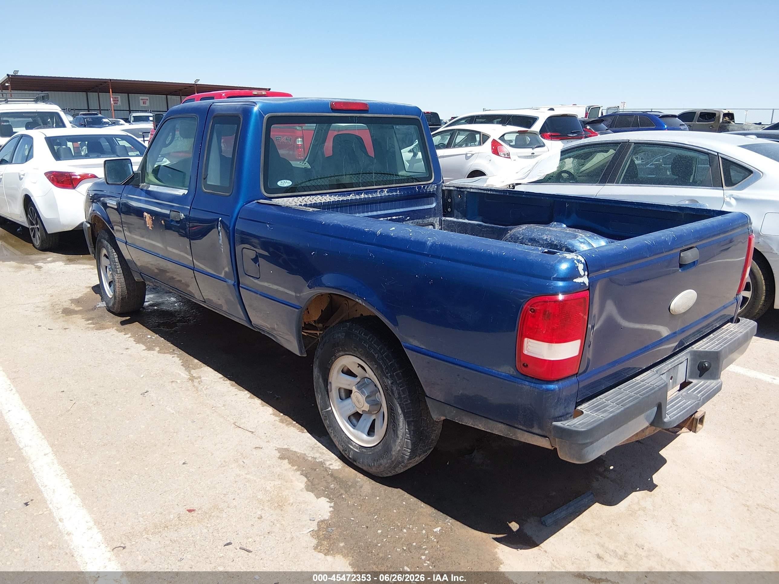 2009 Ford Ranger Xl/xlt Blue vin: 1FTYR14D09PA19275