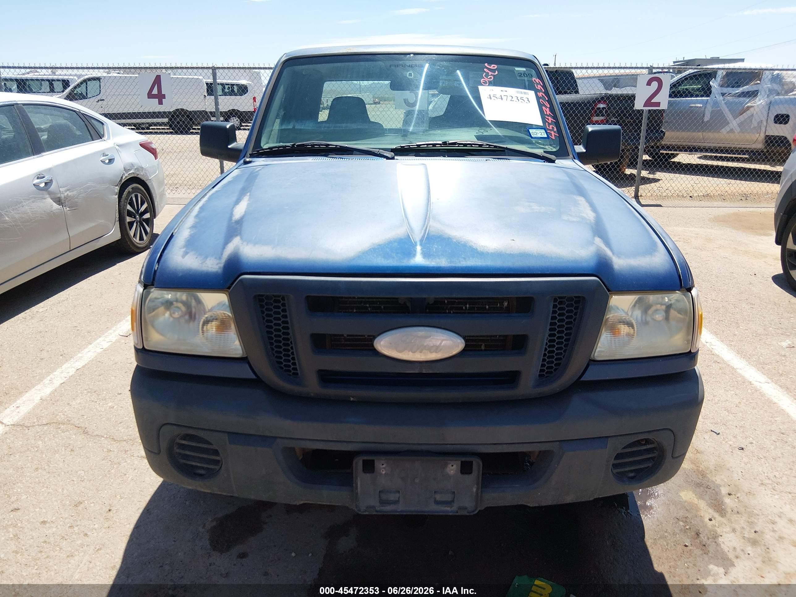 2009 Ford Ranger Xl/xlt Blue vin: 1FTYR14D09PA19275