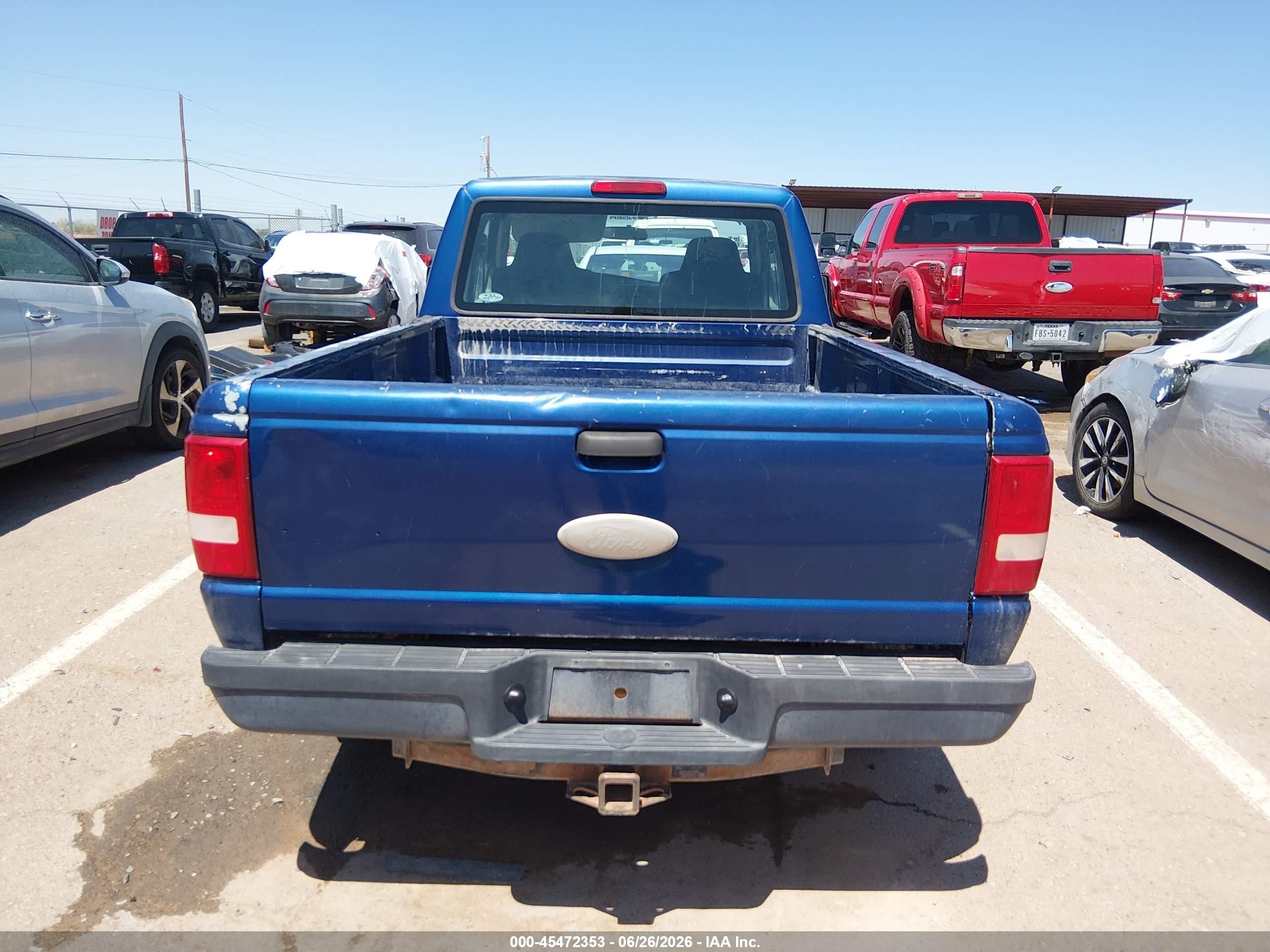 2009 Ford Ranger Xl/xlt Blue vin: 1FTYR14D09PA19275