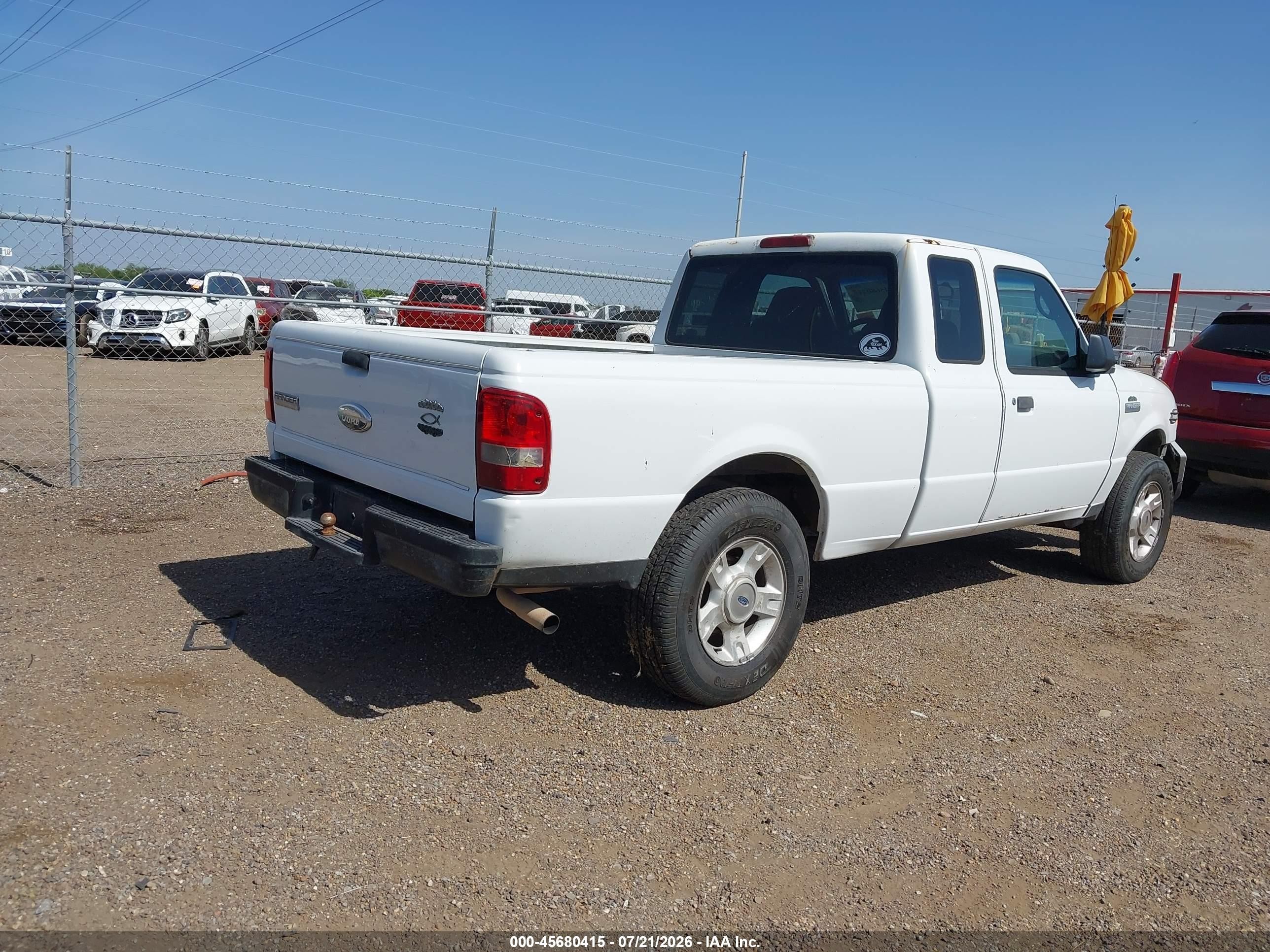 2009 Ford Ranger Xl/xlt Белый vin: 1FTYR14D09PA20216