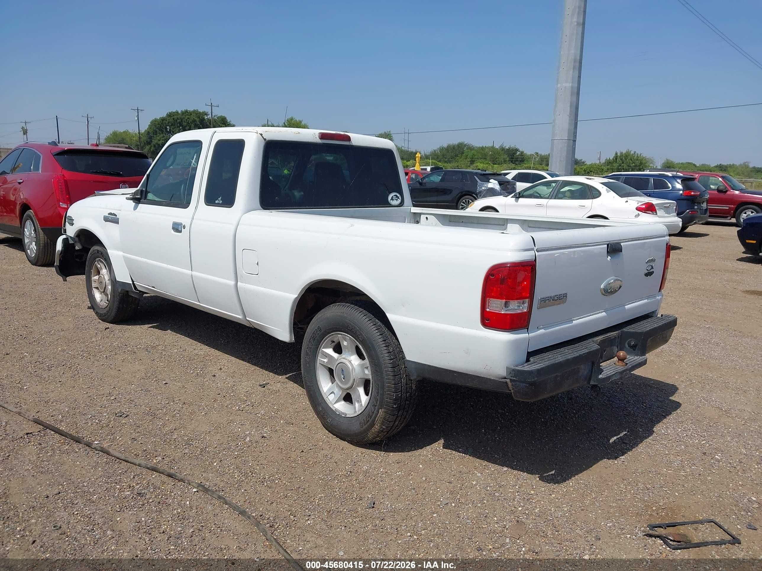 2009 Ford Ranger Xl/xlt Белый vin: 1FTYR14D09PA20216