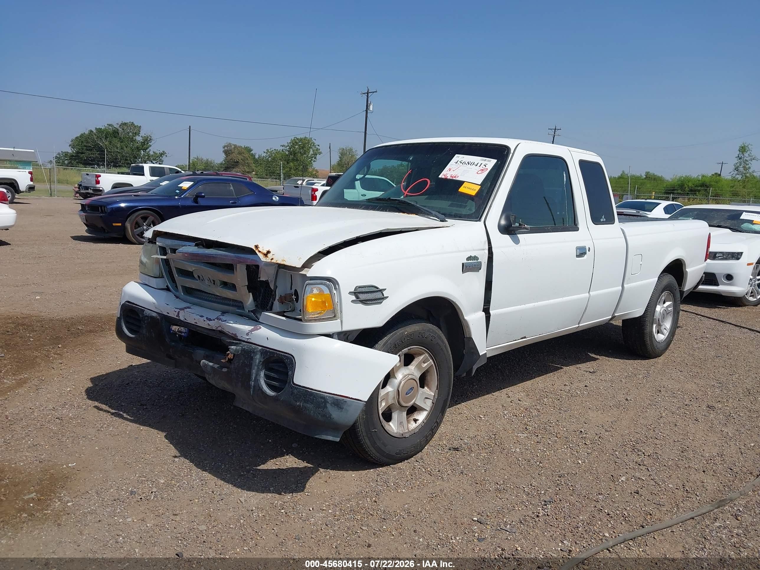 2009 Ford Ranger Xl/xlt Белый vin: 1FTYR14D09PA20216