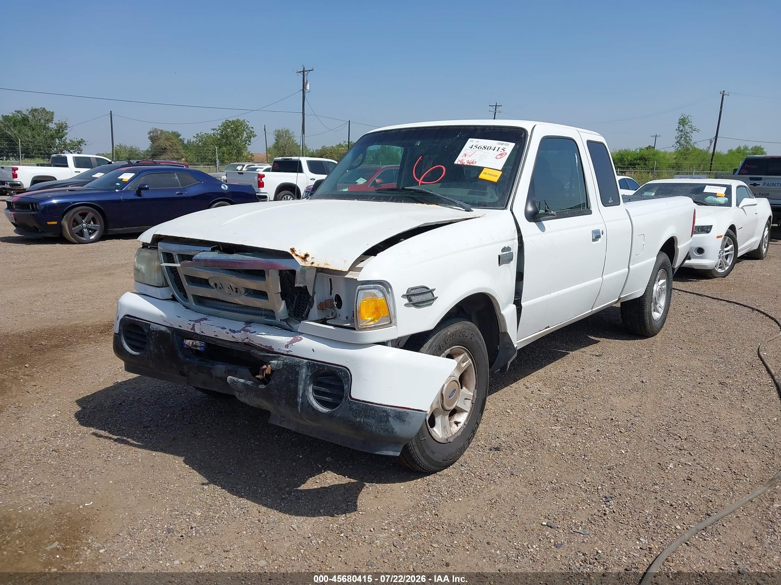 2009 Ford Ranger Xl/xlt Белый vin: 1FTYR14D09PA20216