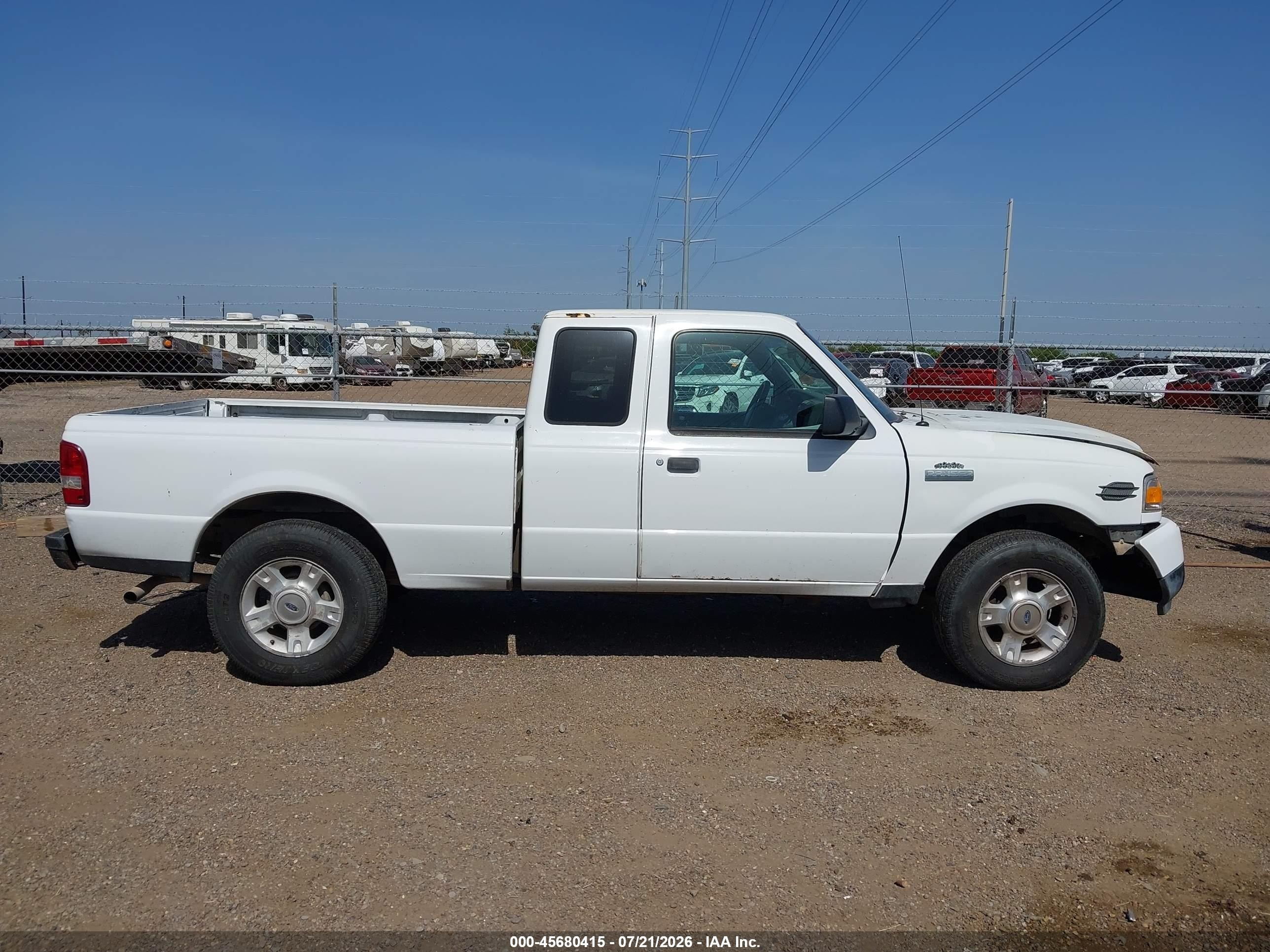 2009 Ford Ranger Xl/xlt Белый vin: 1FTYR14D09PA20216