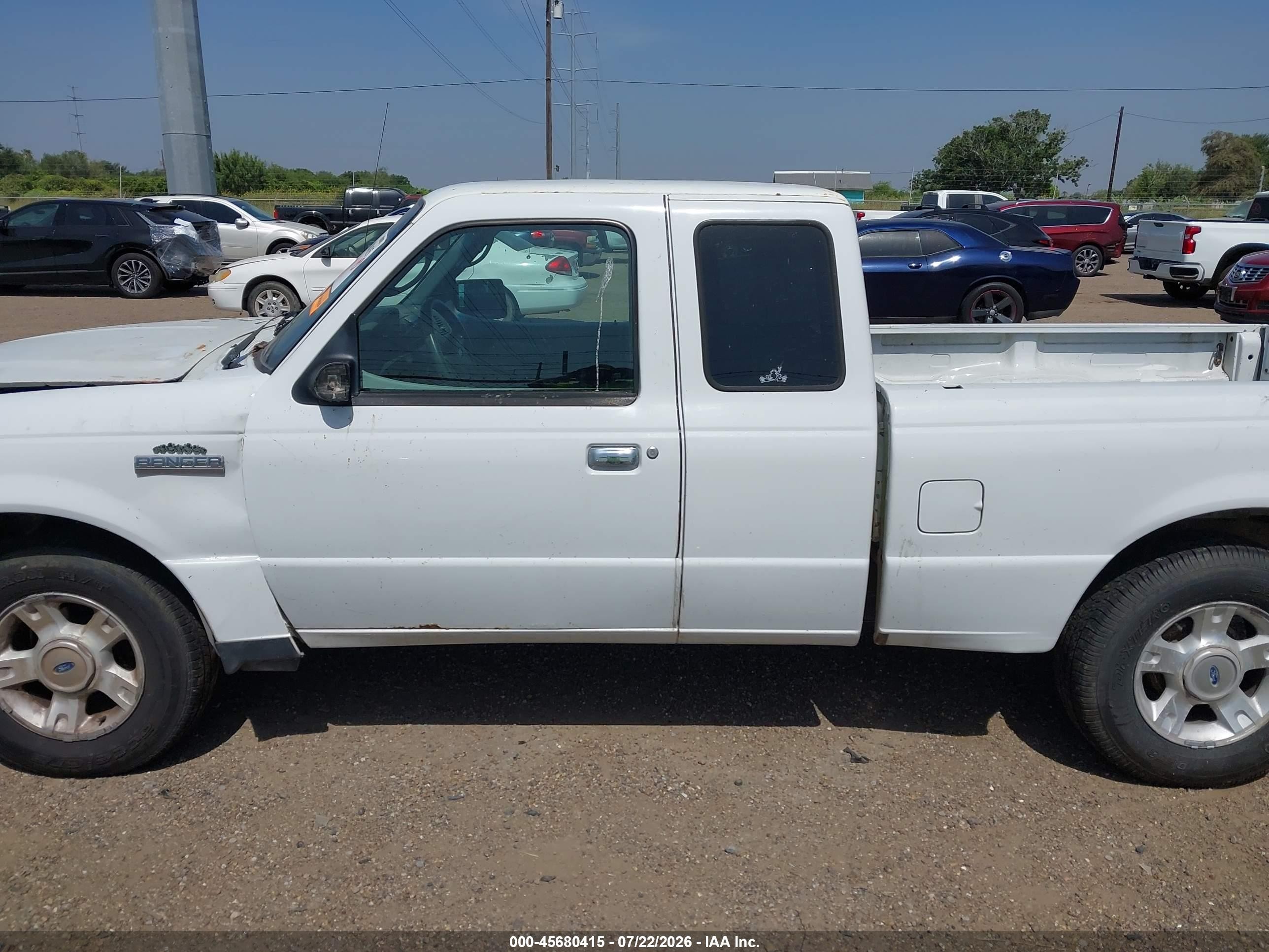 2009 Ford Ranger Xl/xlt Белый vin: 1FTYR14D09PA20216