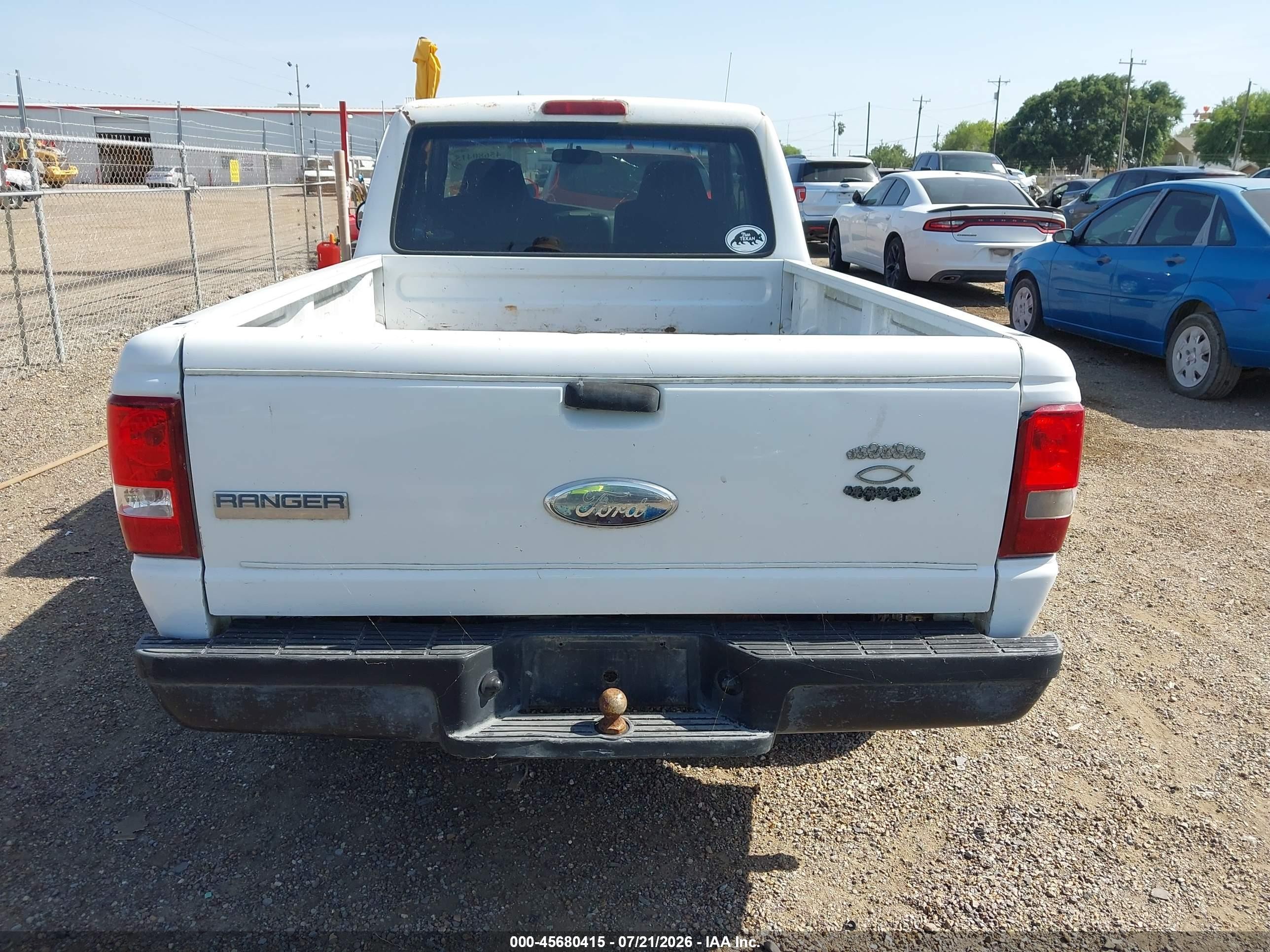 2009 Ford Ranger Xl/xlt Белый vin: 1FTYR14D09PA20216