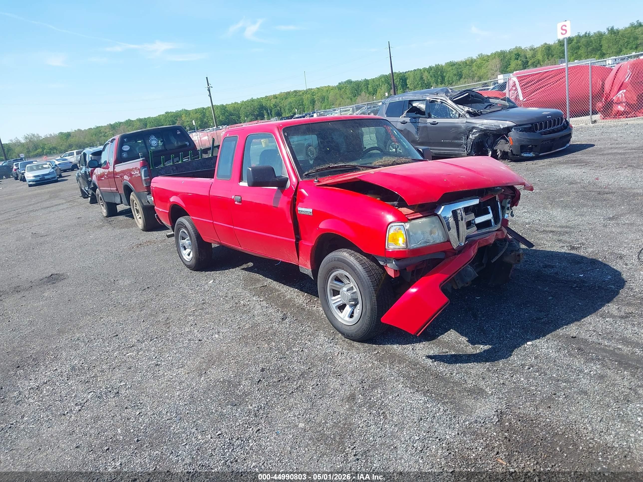2009 Ford Ranger Xl/xlt Red vin: 1FTYR14D09PA23276