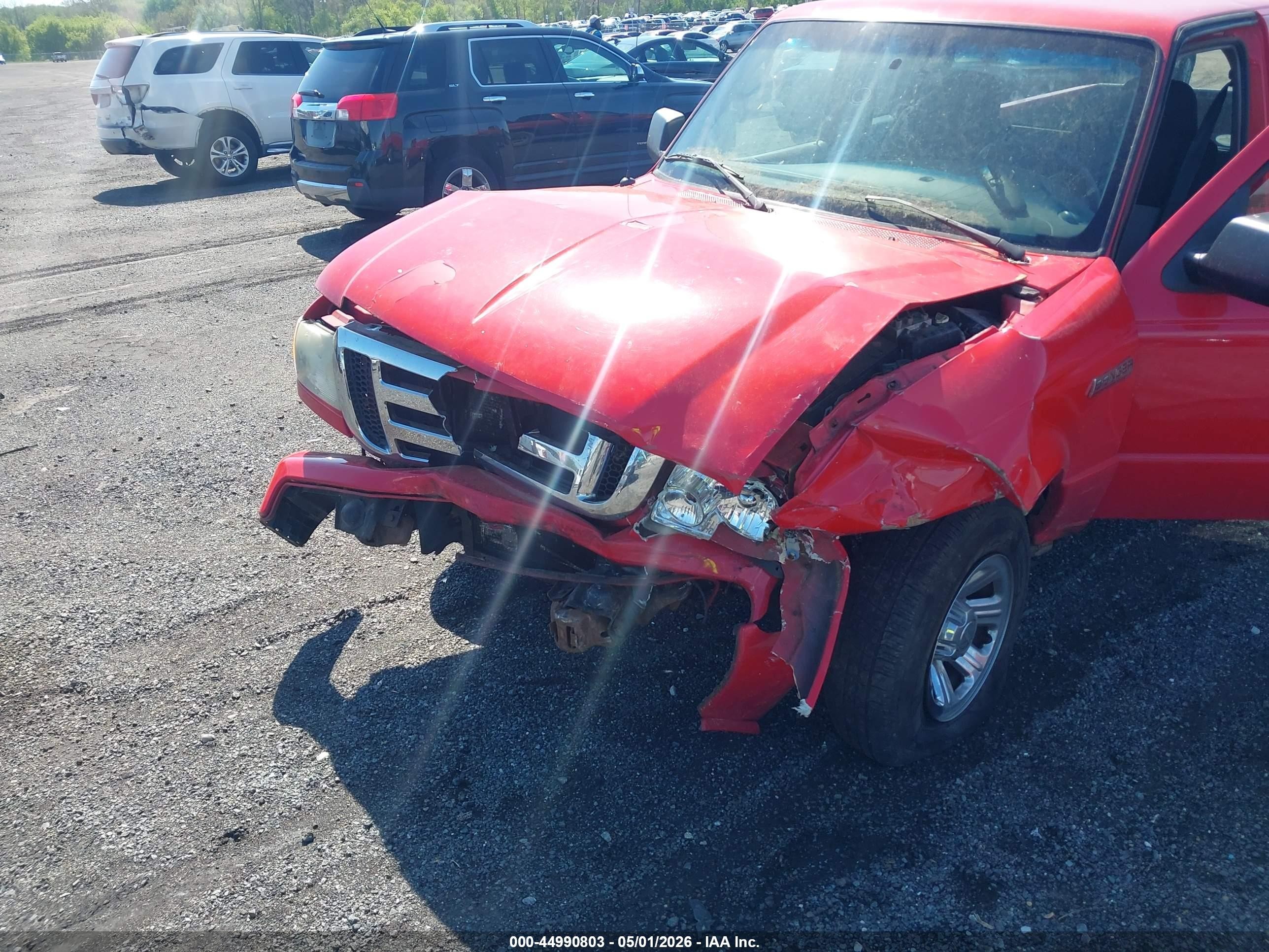 2009 Ford Ranger Xl/xlt Red vin: 1FTYR14D09PA23276