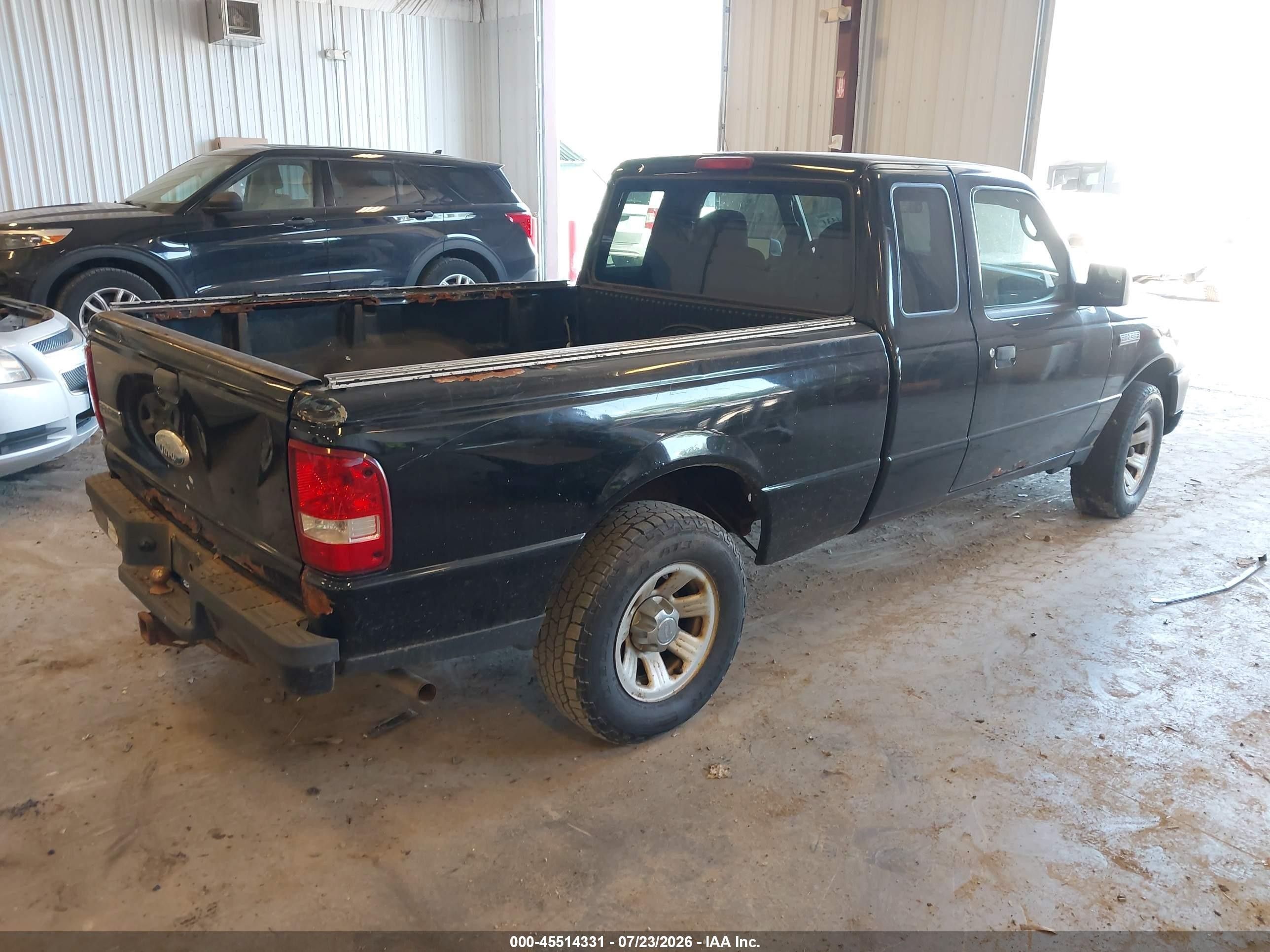 2009 Ford Ranger Xl/xlt Black vin: 1FTYR14D19PA16840