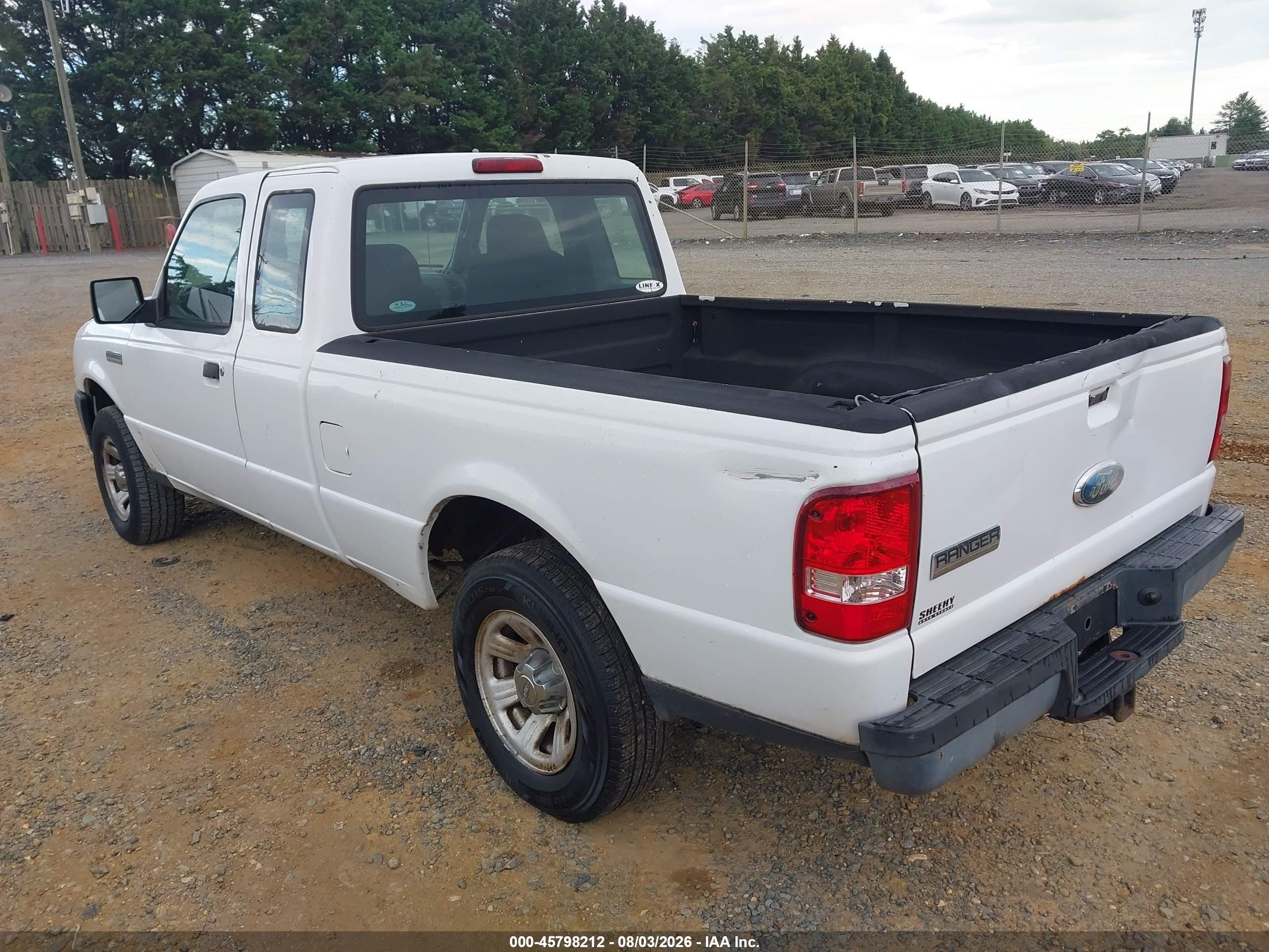 2007 Ford Ranger Stx/xl/xlt White vin: 1FTYR14D27PA51268